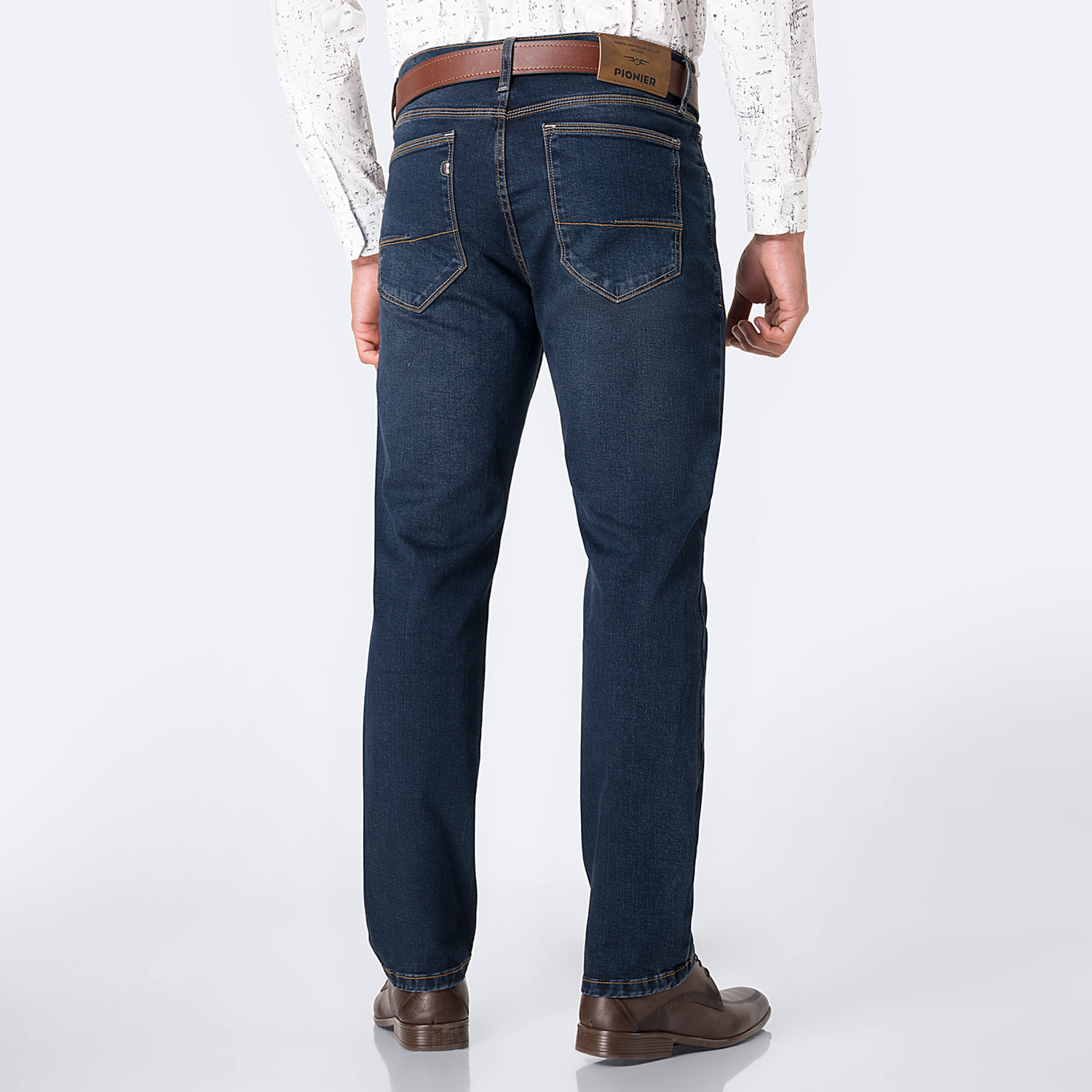 PANTALÓN JEAN SEMIPITILLO DENIM STRETCH HOMBRE PIONIER FORLAND NEW - 2