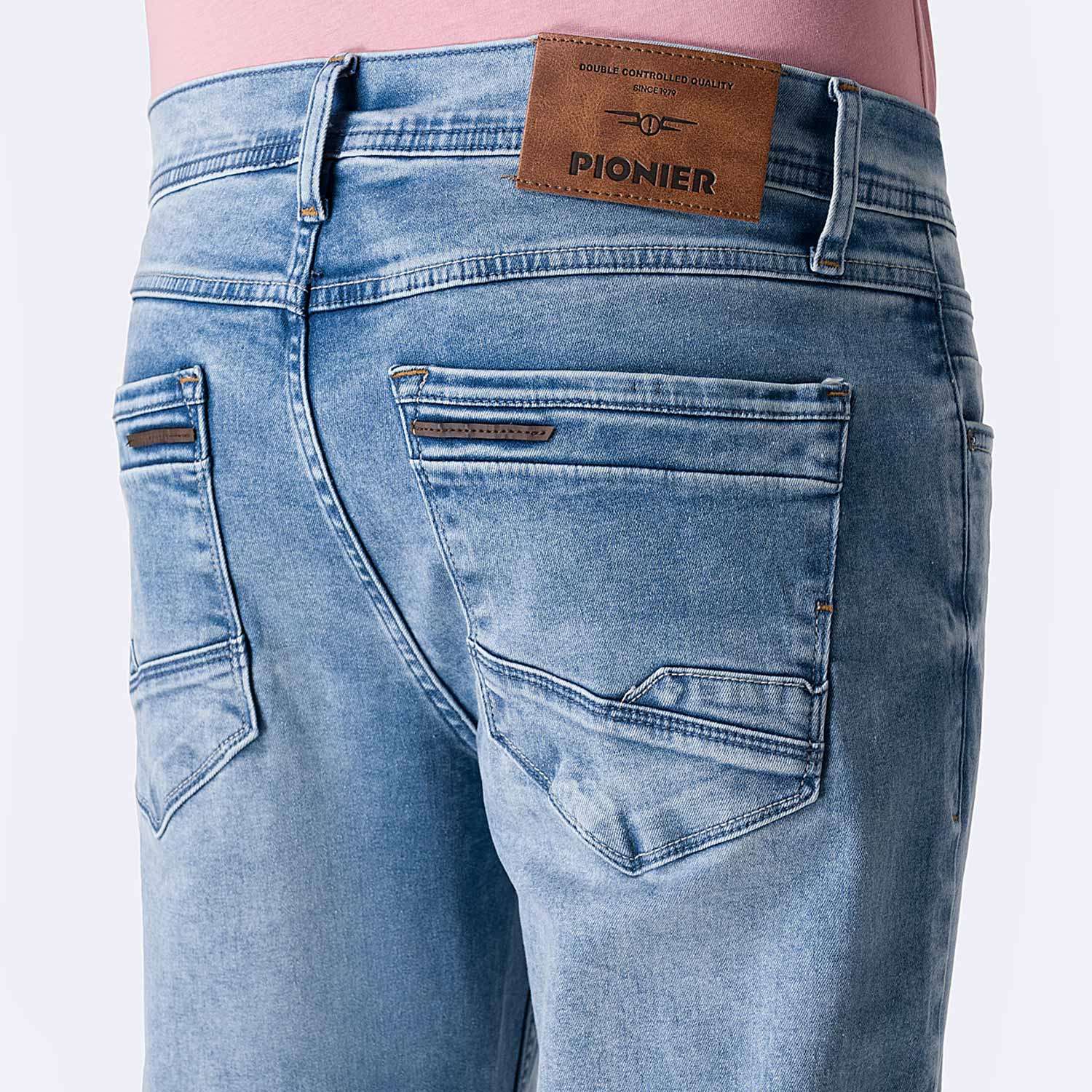 PANTALÓN JEAN SEMIPITILLO DENIM STRETCH HOMBRE PIONIER FRAHNK - 4