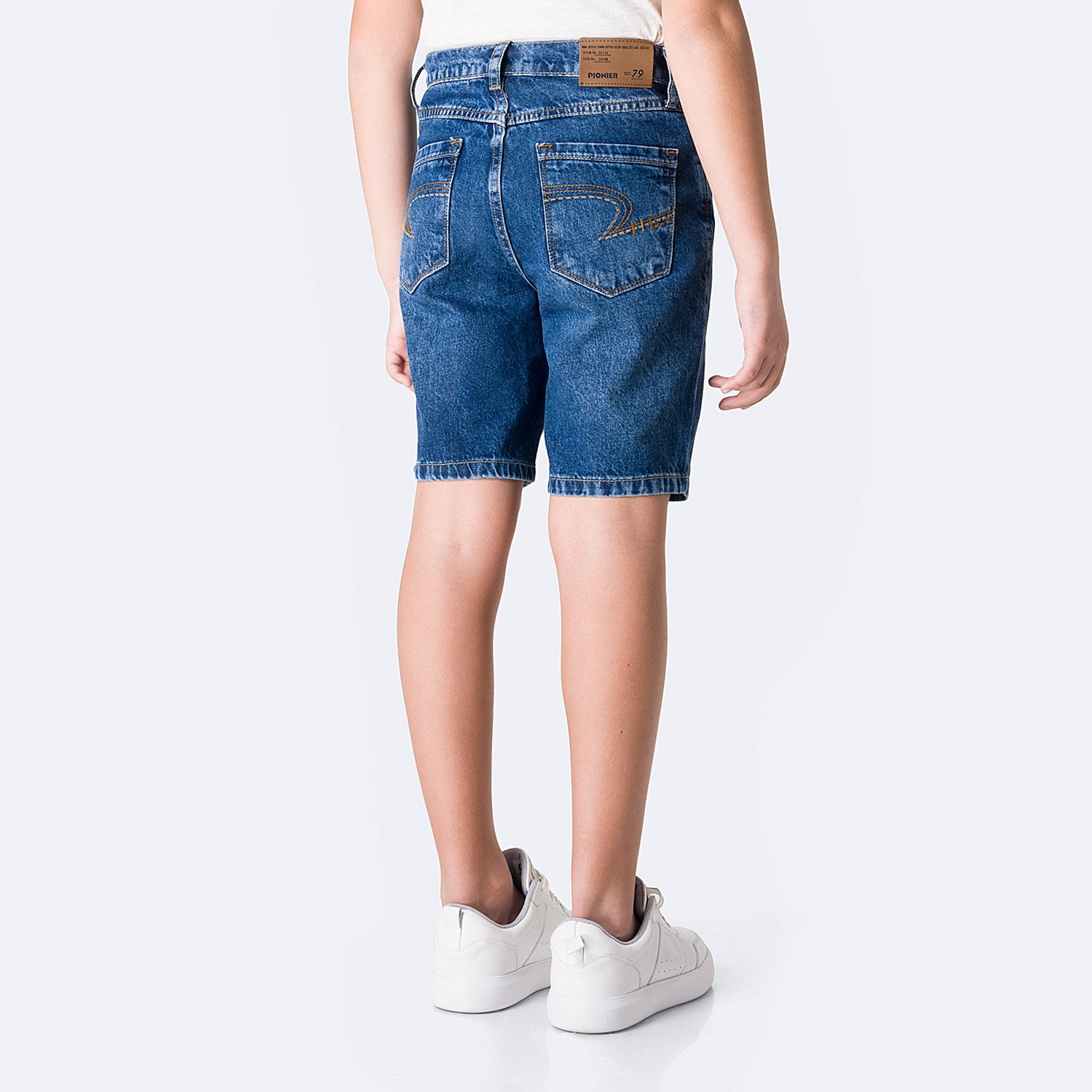 SHORT BERMUDA DENIM NIÑO PIONIER BERNABEE-RIGIDO - 2