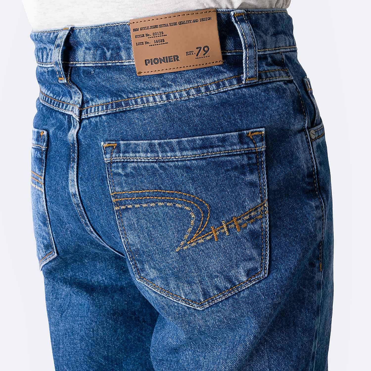 SHORT BERMUDA DENIM NIÑO PIONIER BERNABEE-RIGIDO - 4