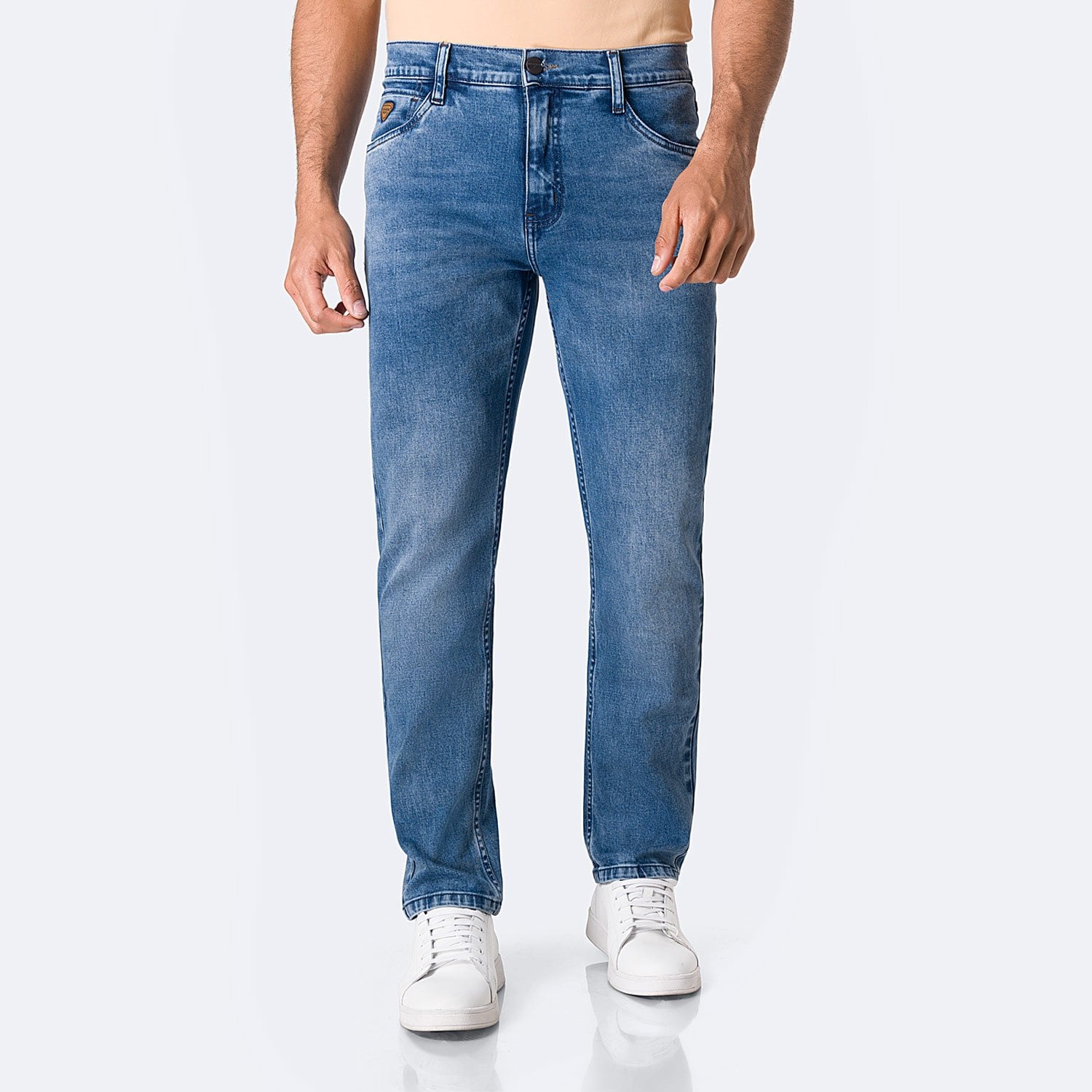 PANTALÓN JEAN SEMIPITILLO DENIM STRETCH HOMBRE PIONIER STEIK - 1