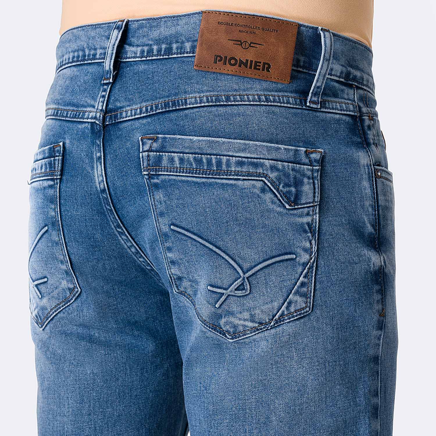 PANTALÓN JEAN SEMIPITILLO DENIM STRETCH HOMBRE PIONIER STEIK - 4