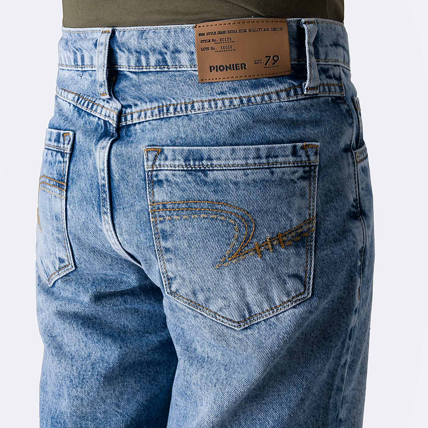 SHORT BERMUDA DENIM NIÑO PIONIER BERNABEE-RIGIDO - 3