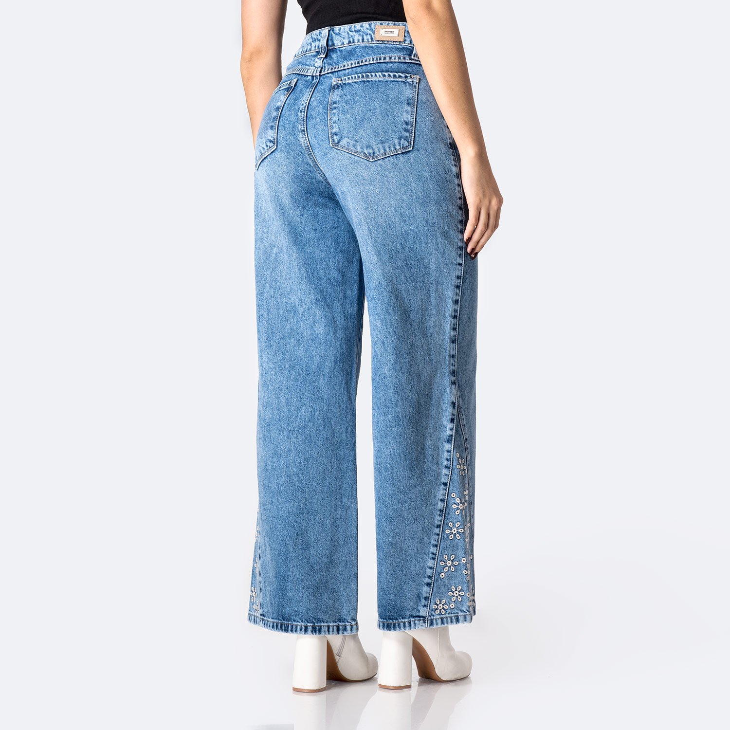 PANTALÓN JEAN DENIM MUJER PIONIER AMMARA - 2