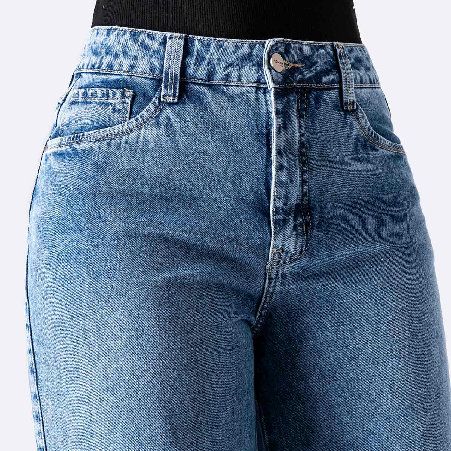 PANTALÓN JEAN DENIM MUJER PIONIER AMMARA - 3