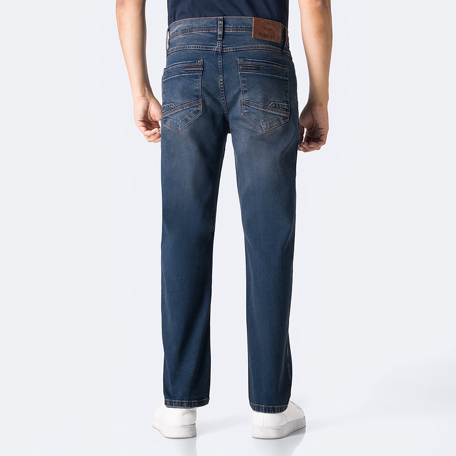 PANTALÓN JEAN SEMIPITILLO DENIM STRETCH HOMBRE PIONIER FRAHNK - 2