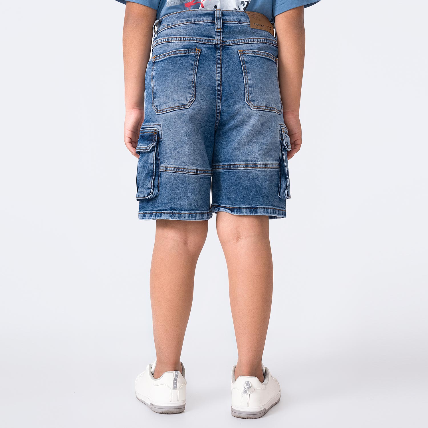 SHORT BERMUDA DENIM STRETCH NIÑO PIONIER FELIPEH - 2
