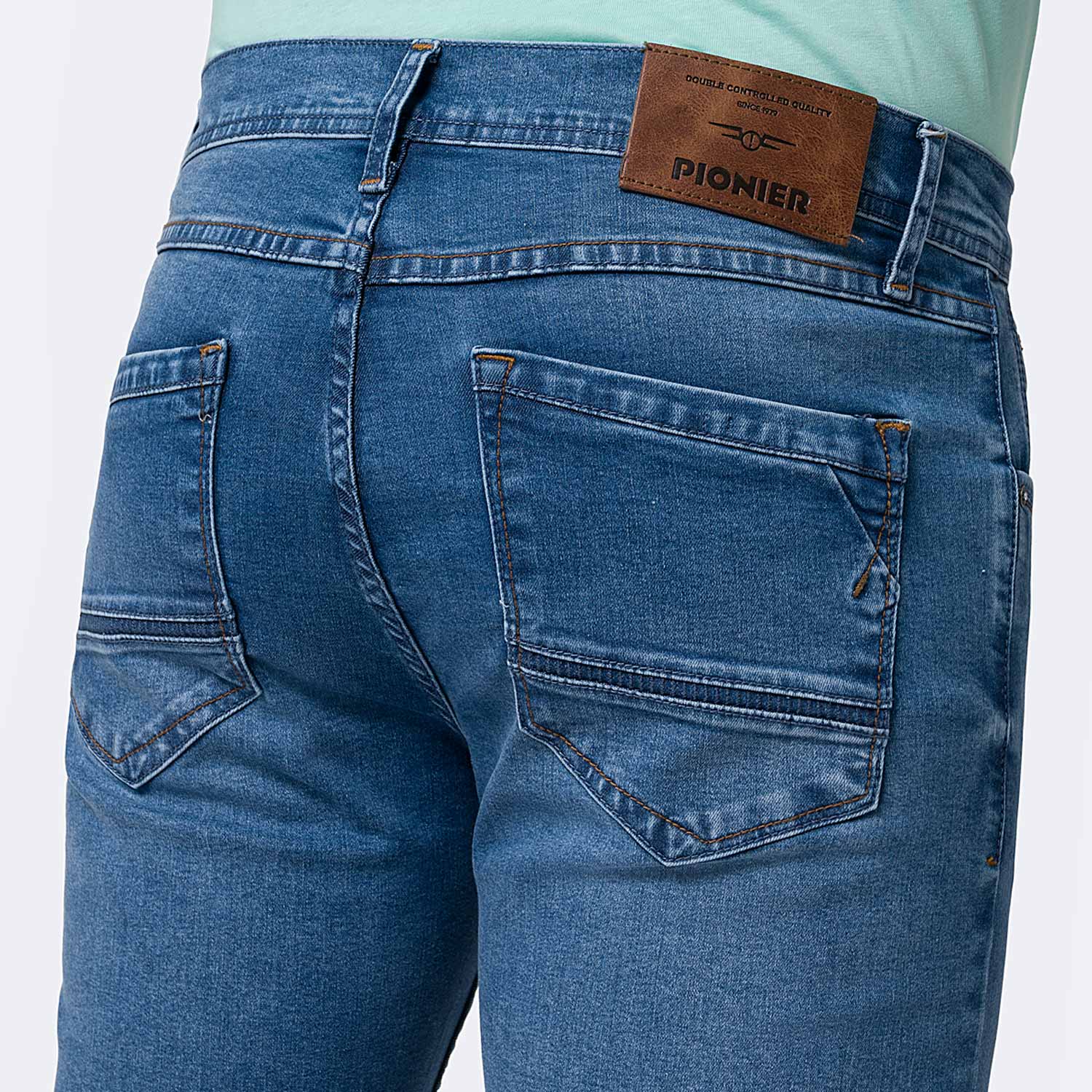 PANTALÓN JEAN PITILLO DENIM STRETCH HOMBRE PIONIER JAELLH - 4