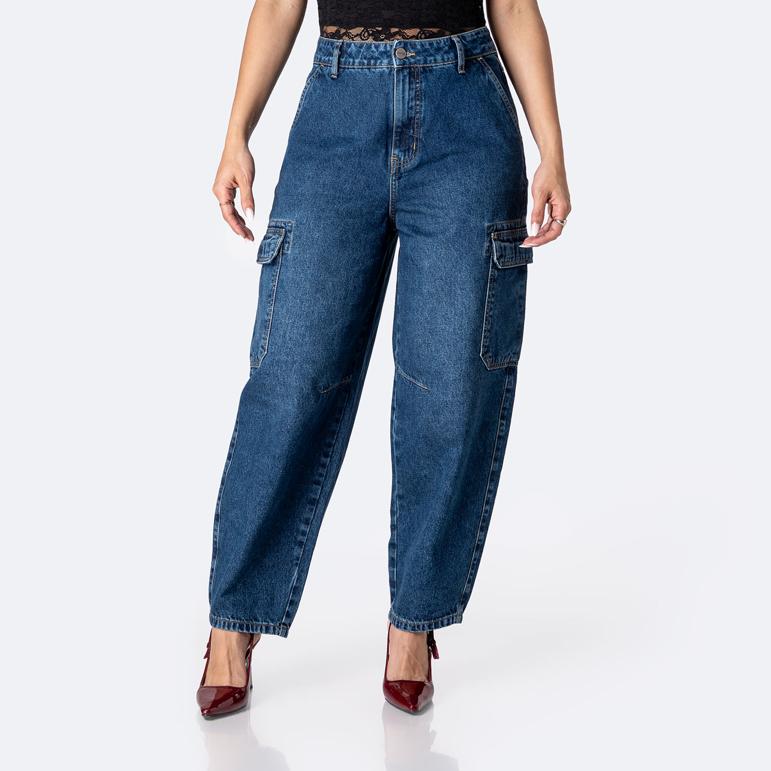PANTALÓN JEAN DENIM MUJER PIONIER MAHELIS - 1
