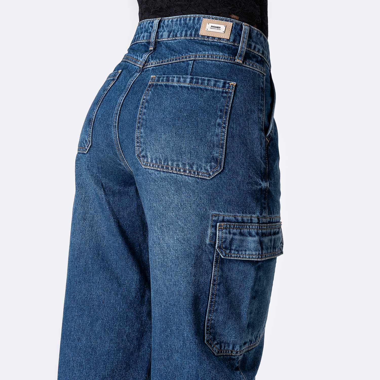 PANTALÓN JEAN DENIM MUJER PIONIER MAHELIS - 4