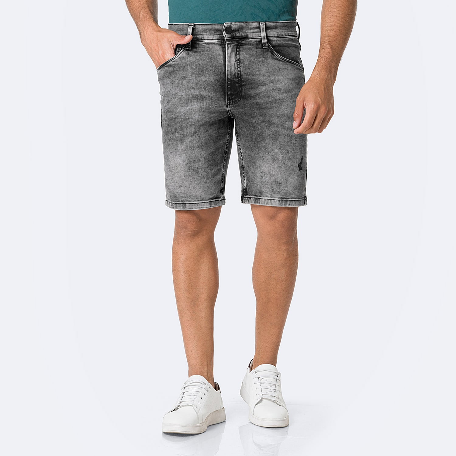 SHORT BERMUDA DENIM STRETCH HOMBRE PIONIER NEW JOURSH DENIM - 1