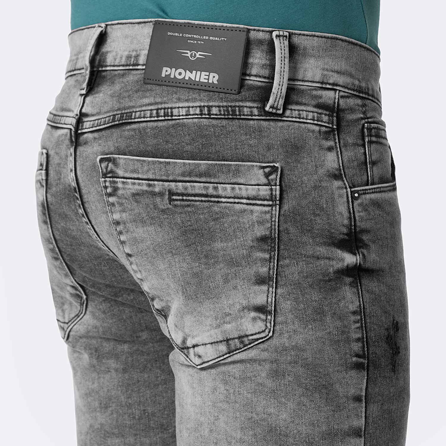 SHORT BERMUDA DENIM STRETCH HOMBRE PIONIER NEW JOURSH DENIM - 4