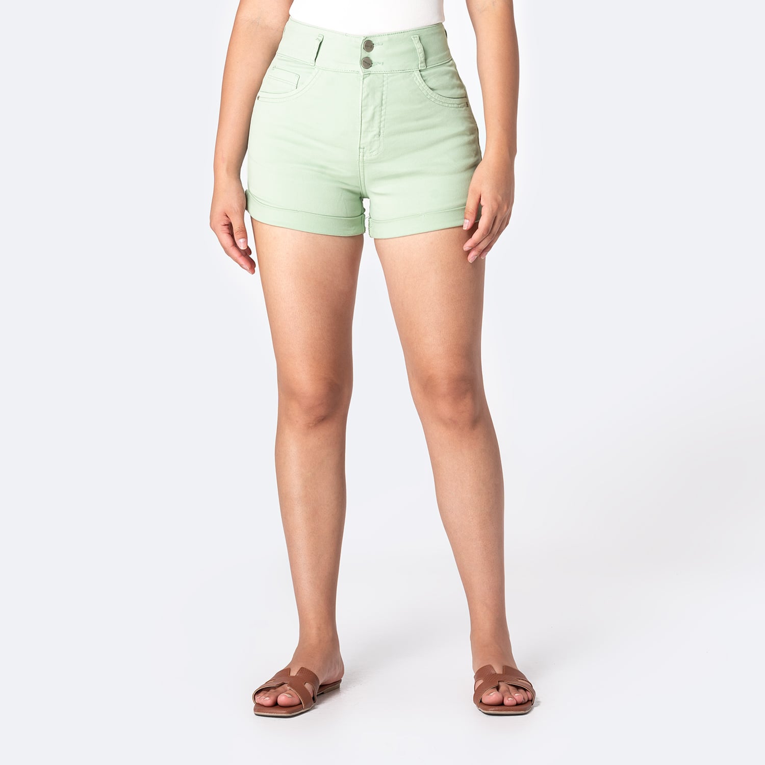SHORT DRILL STRETCH MUJER PIONIER ZAMMY - 1