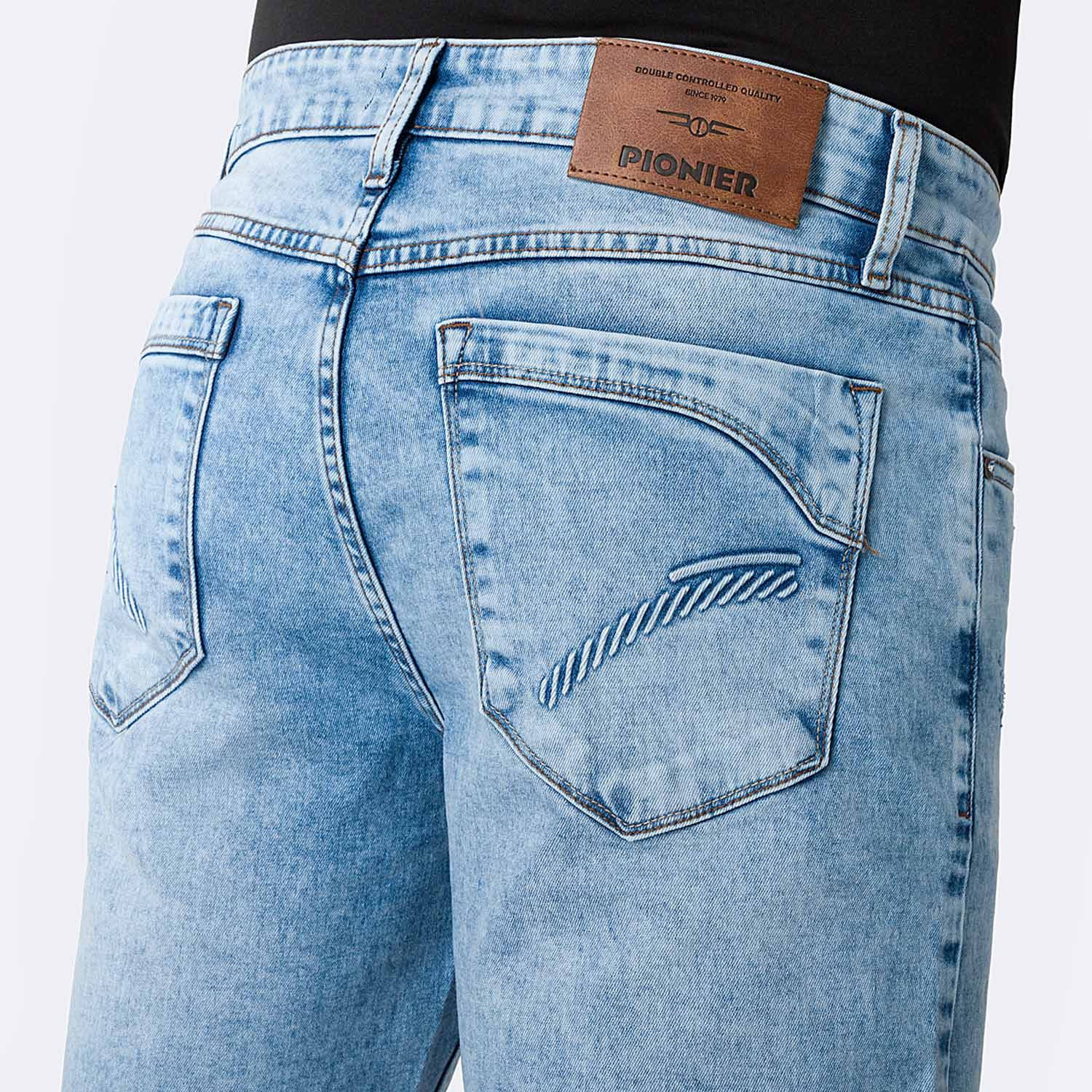 SHORT BERMUDA DENIM STRETCH HOMBRE PIONIER KILIANH - 4