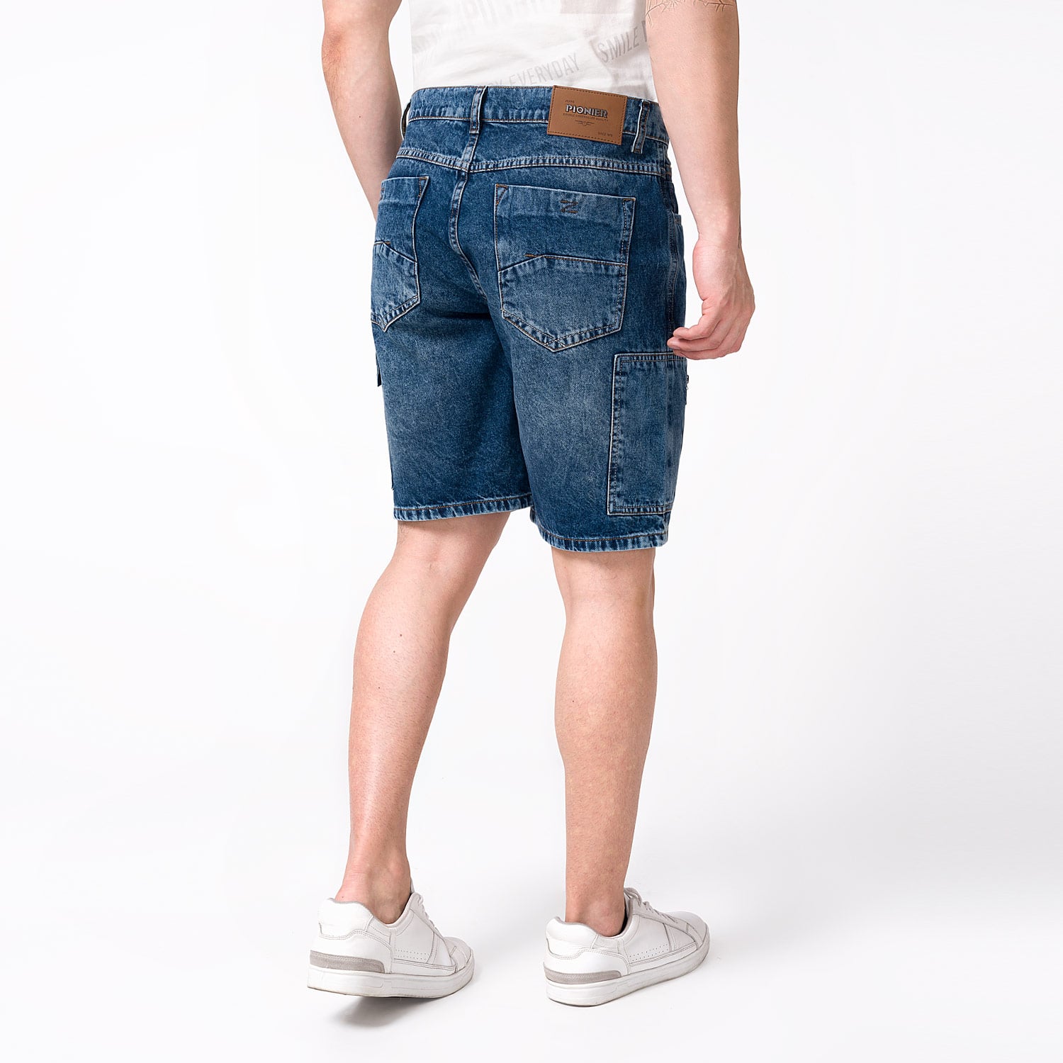 SHORT BERMUDA DENIM HOMBRE PIONIER KHALAN - 2