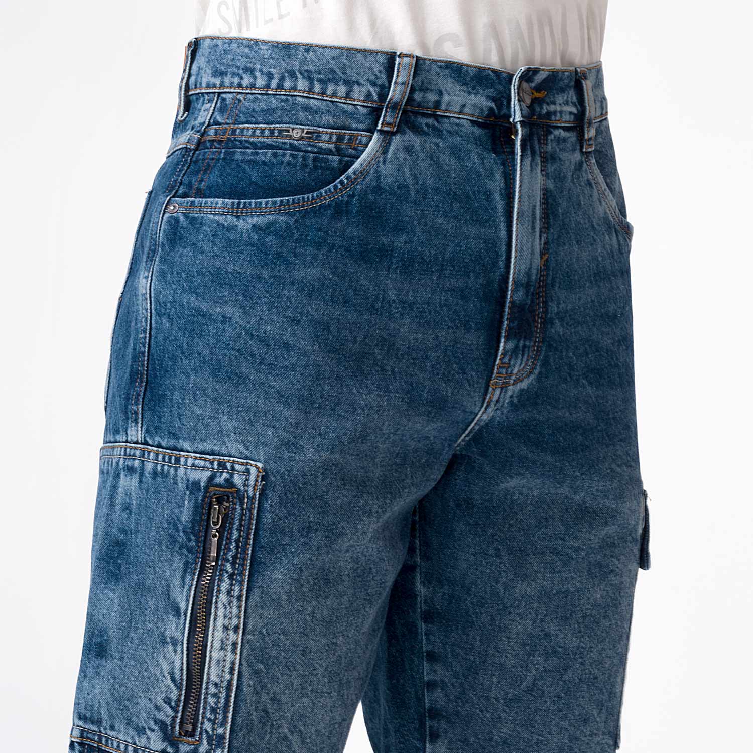 SHORT BERMUDA DENIM HOMBRE PIONIER KHALAN - 3