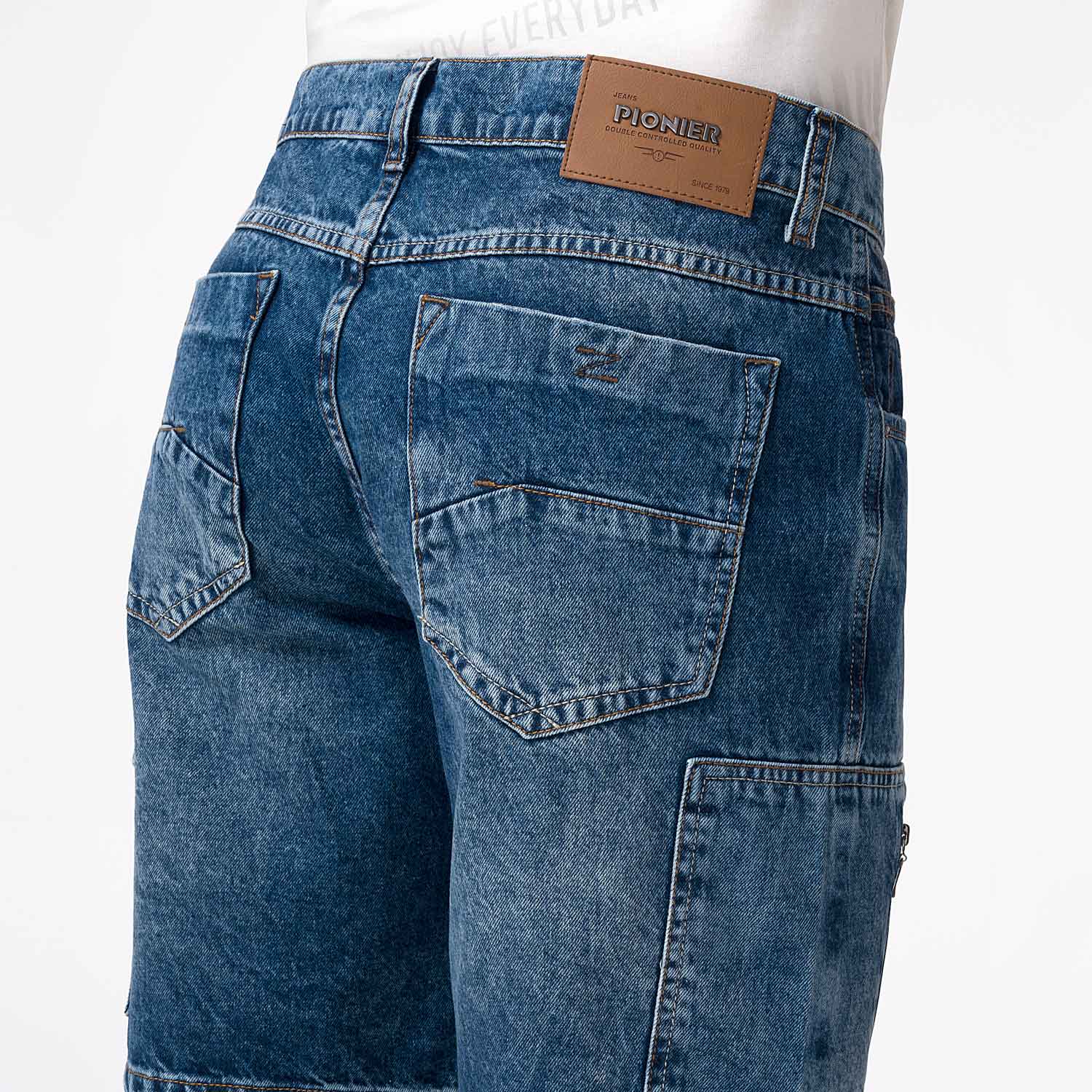 SHORT BERMUDA DENIM HOMBRE PIONIER KHALAN - 4