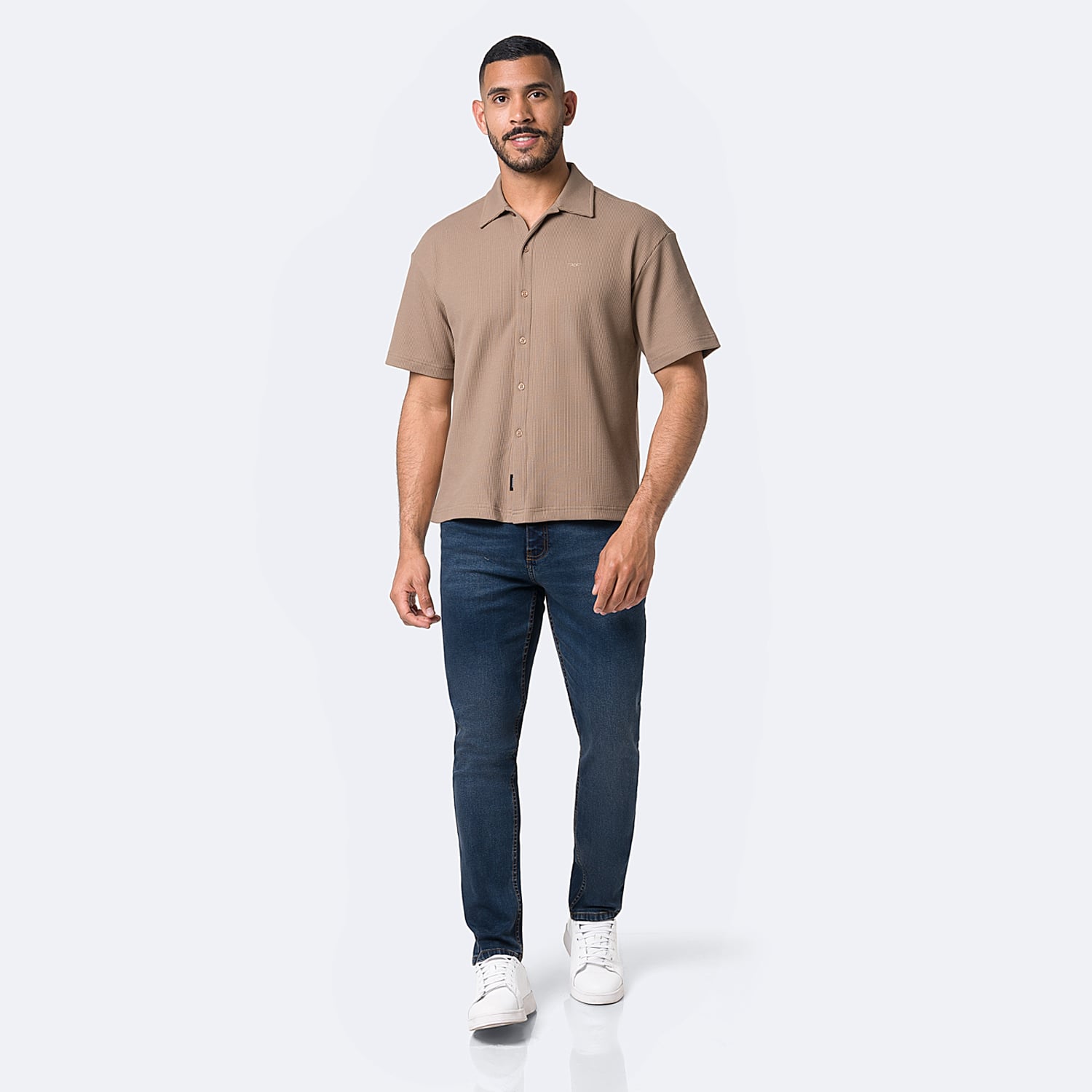 CAMISA WAFLE HOMBRE PIONIER IZMAEL - 3