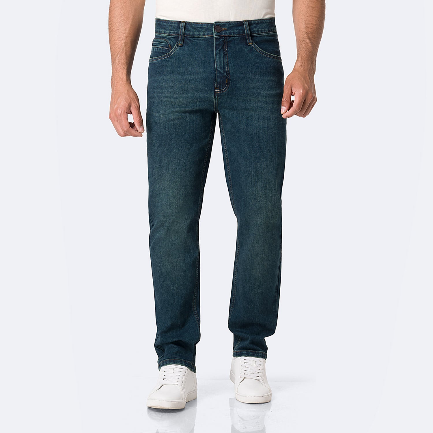 PANTALÓN JEAN SEMIPITILLO DENIM STRETCH HOMBRE PIONIER OSSKAR - 1