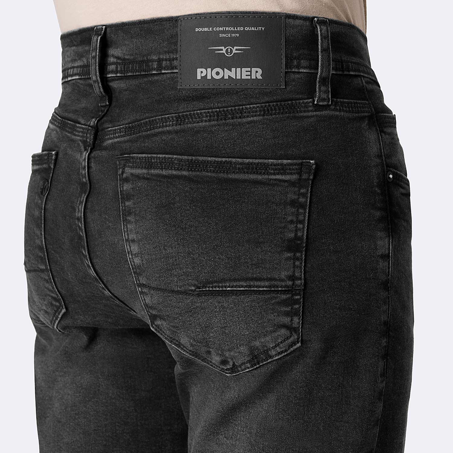 PANTALÓN JEAN SEMIPITILLO DENIM STRETCH HOMBRE PIONIER FORLAND NEW - 4