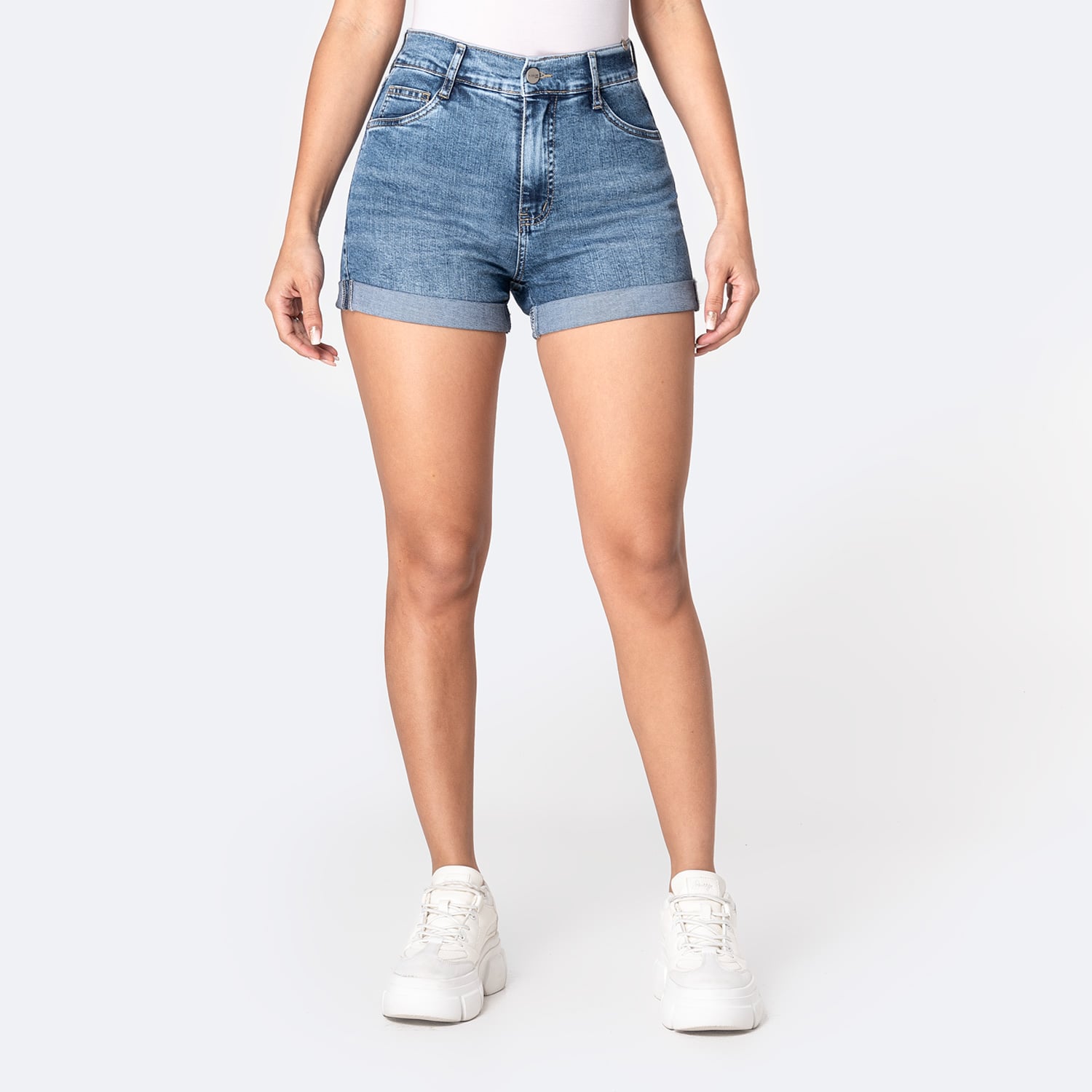 SHORT DENIM STRETCH MUJER PIONIER ARASELY - 1