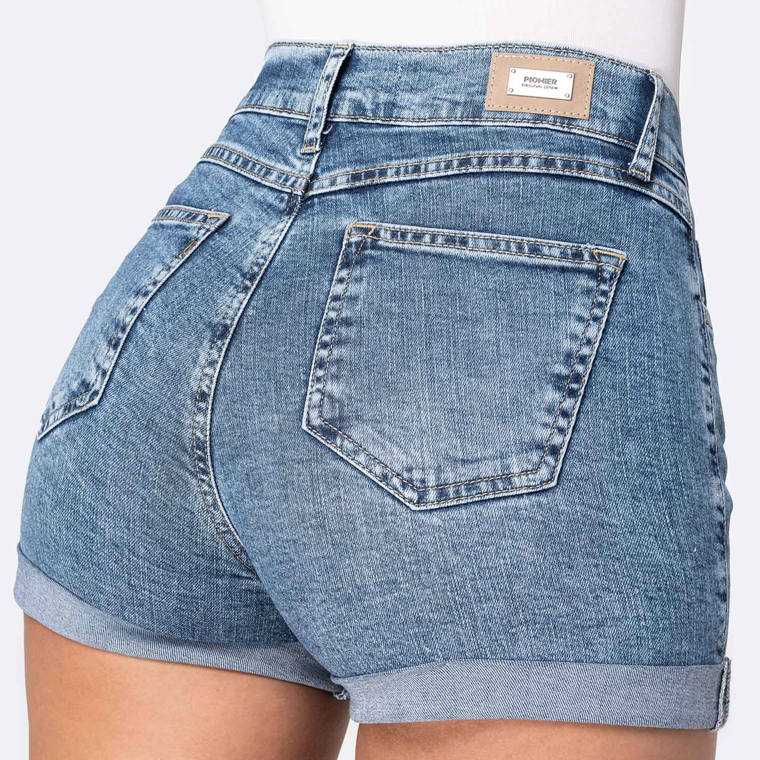SHORT DENIM STRETCH MUJER PIONIER ARASELY - 4