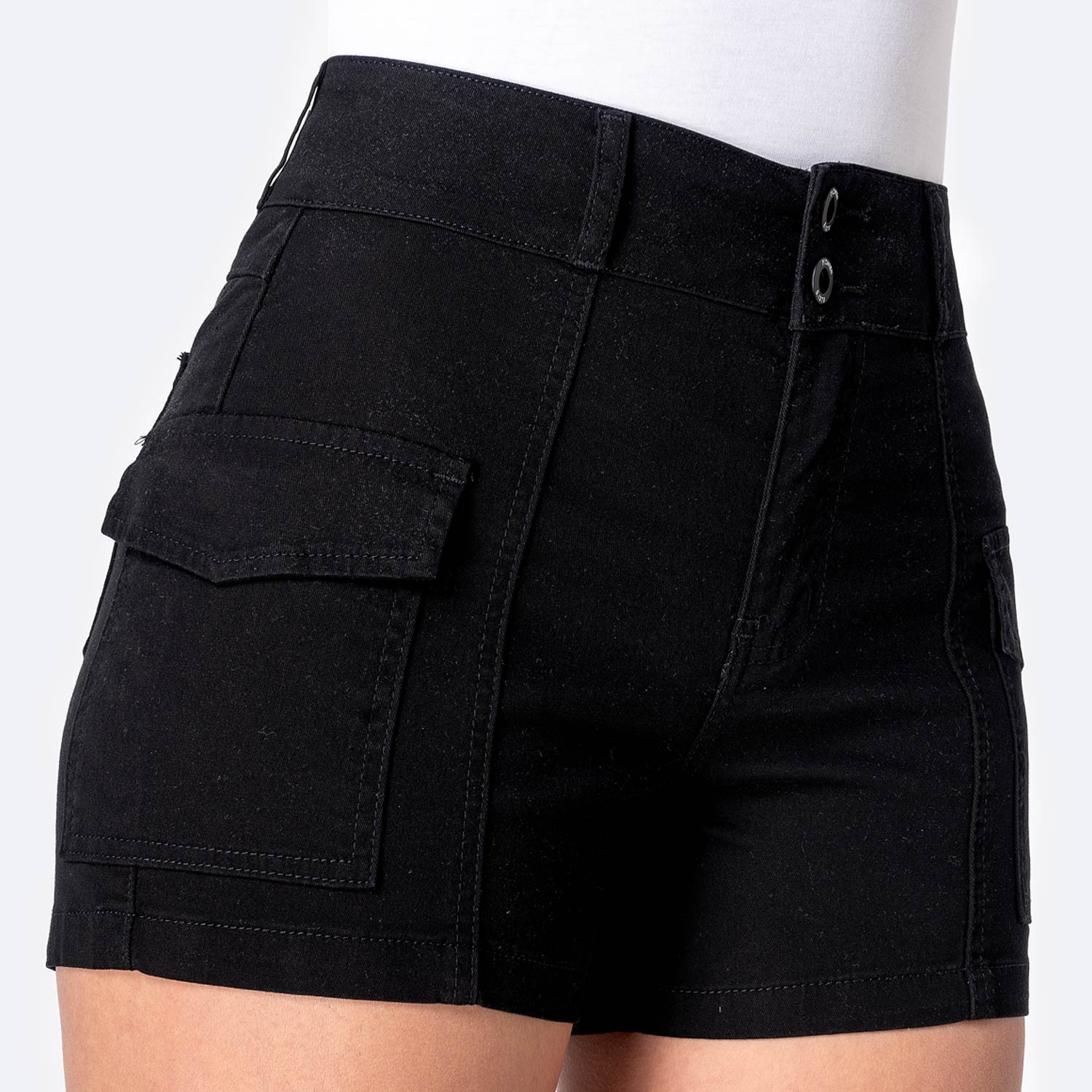 SHORT DRILL STRETCH MUJER PIONIER JELIH - 3