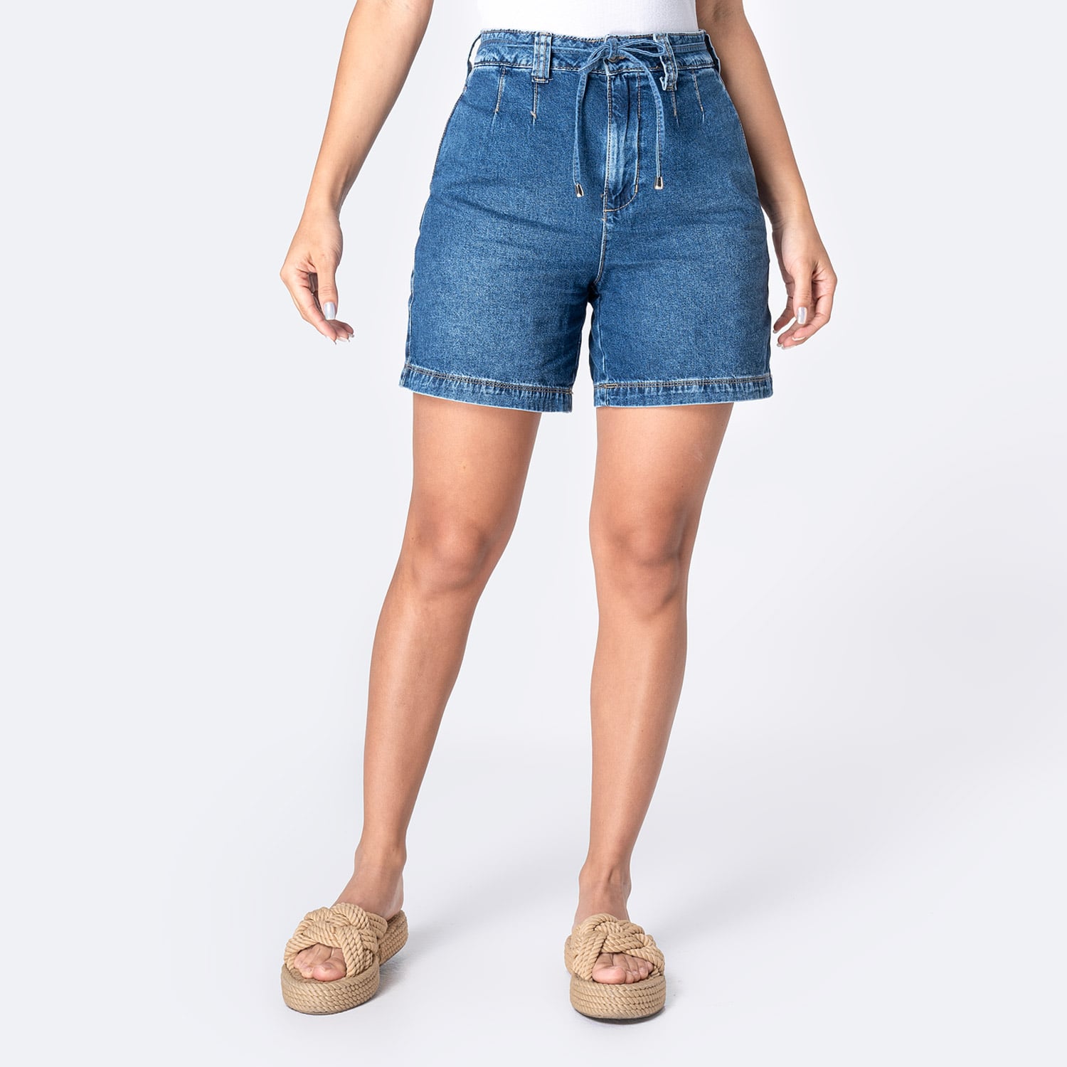 SHORT DENIM MUJER PIONIER FRATI - 1