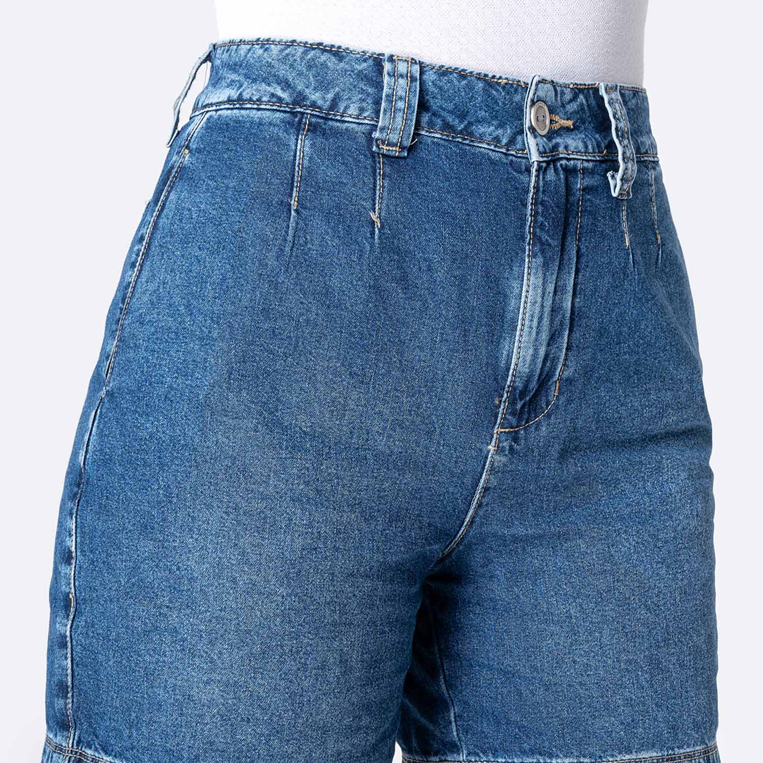 SHORT DENIM MUJER PIONIER FRATI - 3
