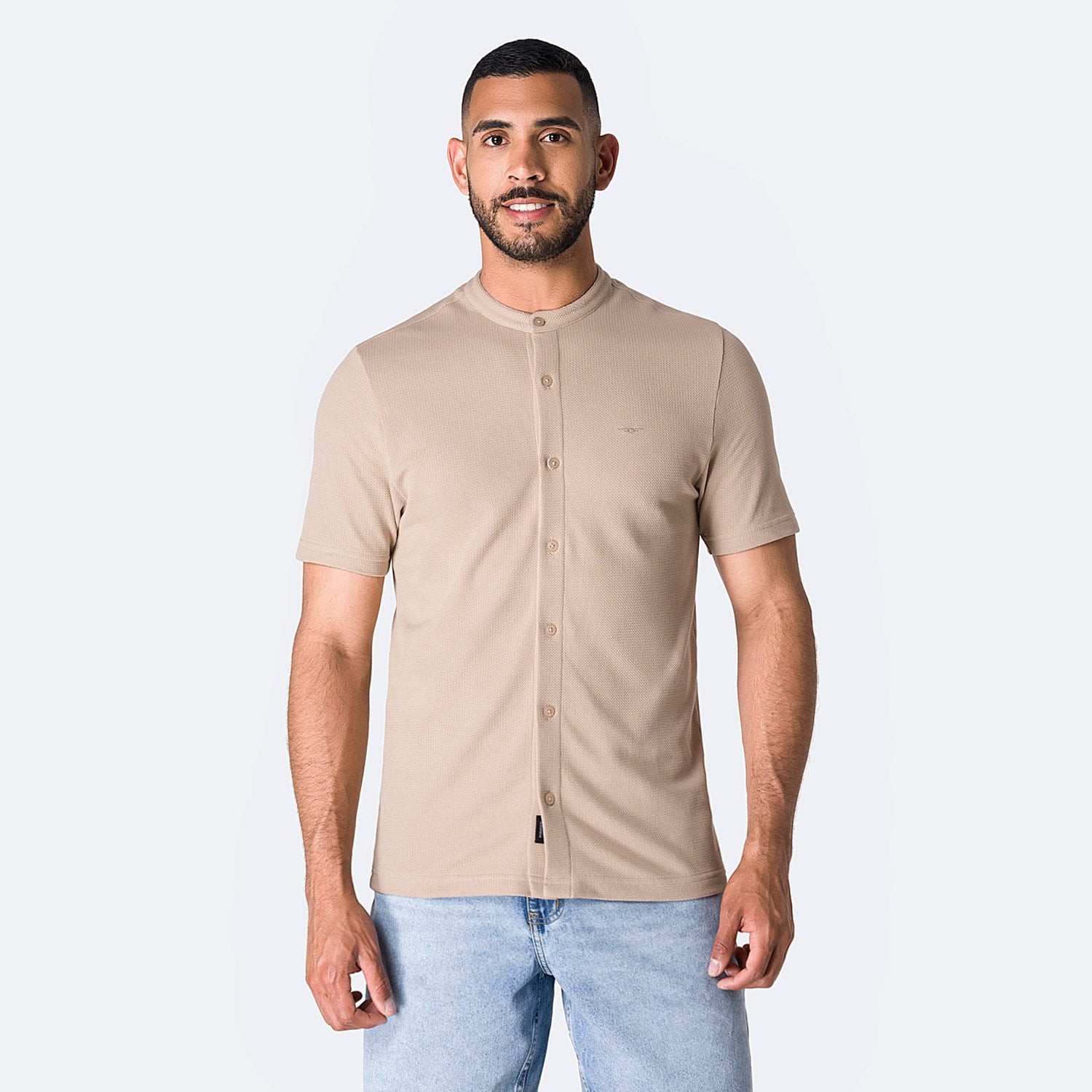 CAMISA JERSEY JACQUARD HOMBRE PIONIER KADRY - 1