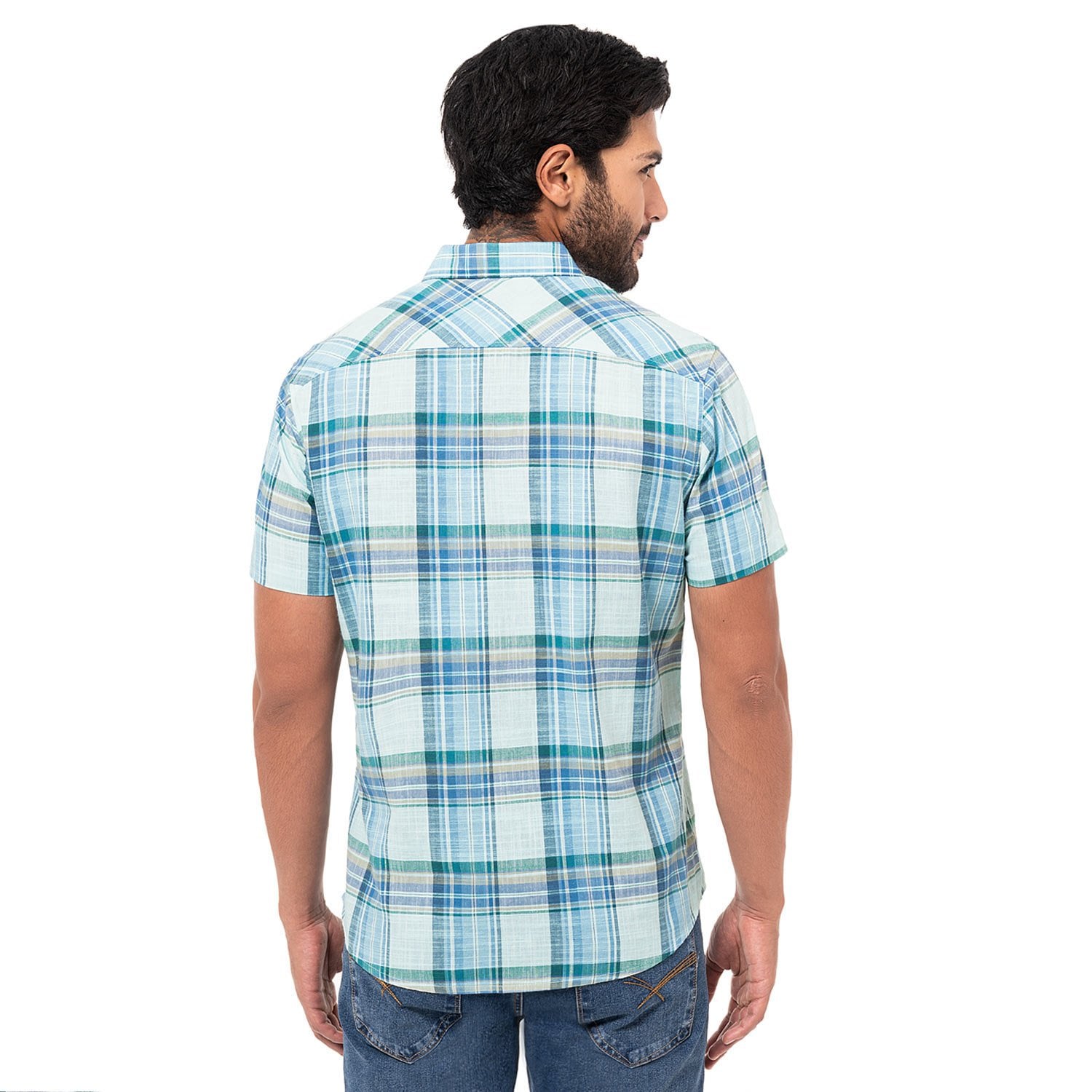 CAMISA CUADROS HOMBRE PIONIER LARSEN C-MC - 2