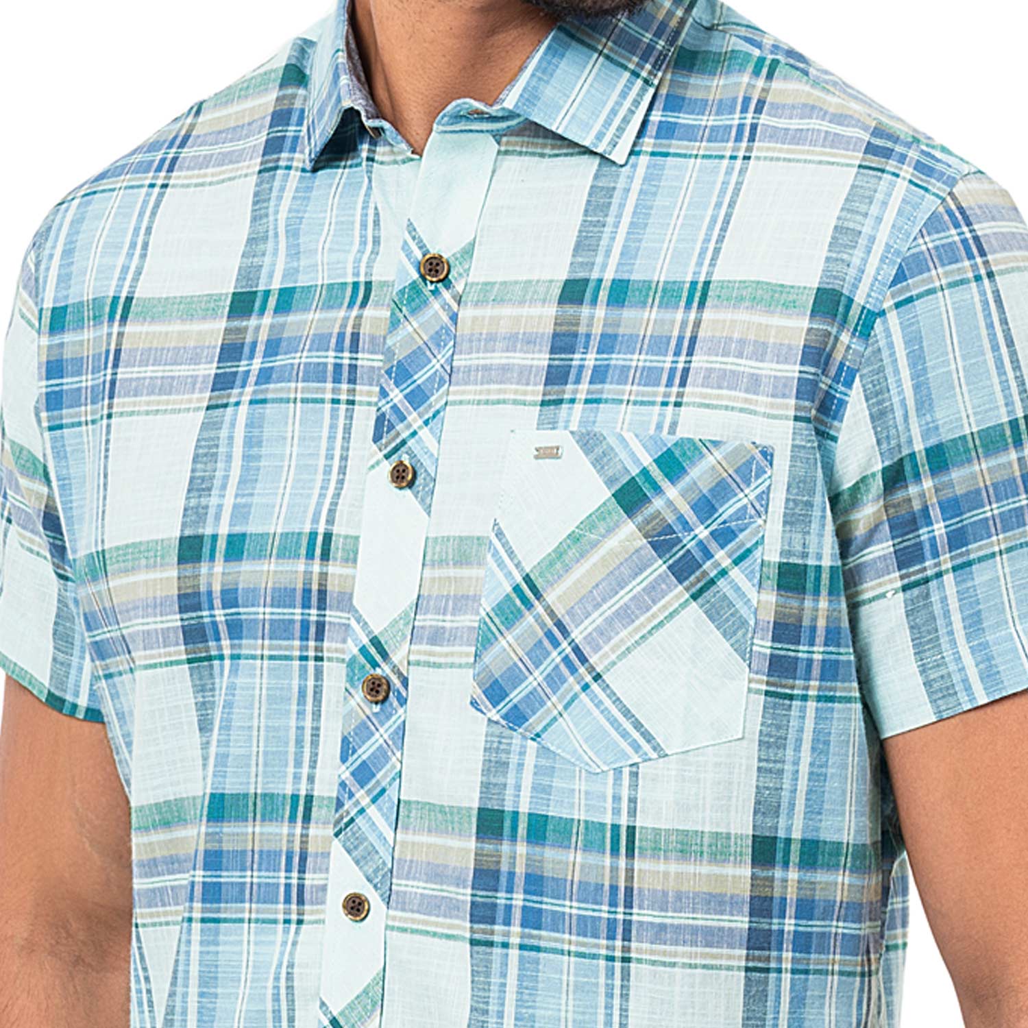 CAMISA CUADROS HOMBRE PIONIER LARSEN C-MC - 3