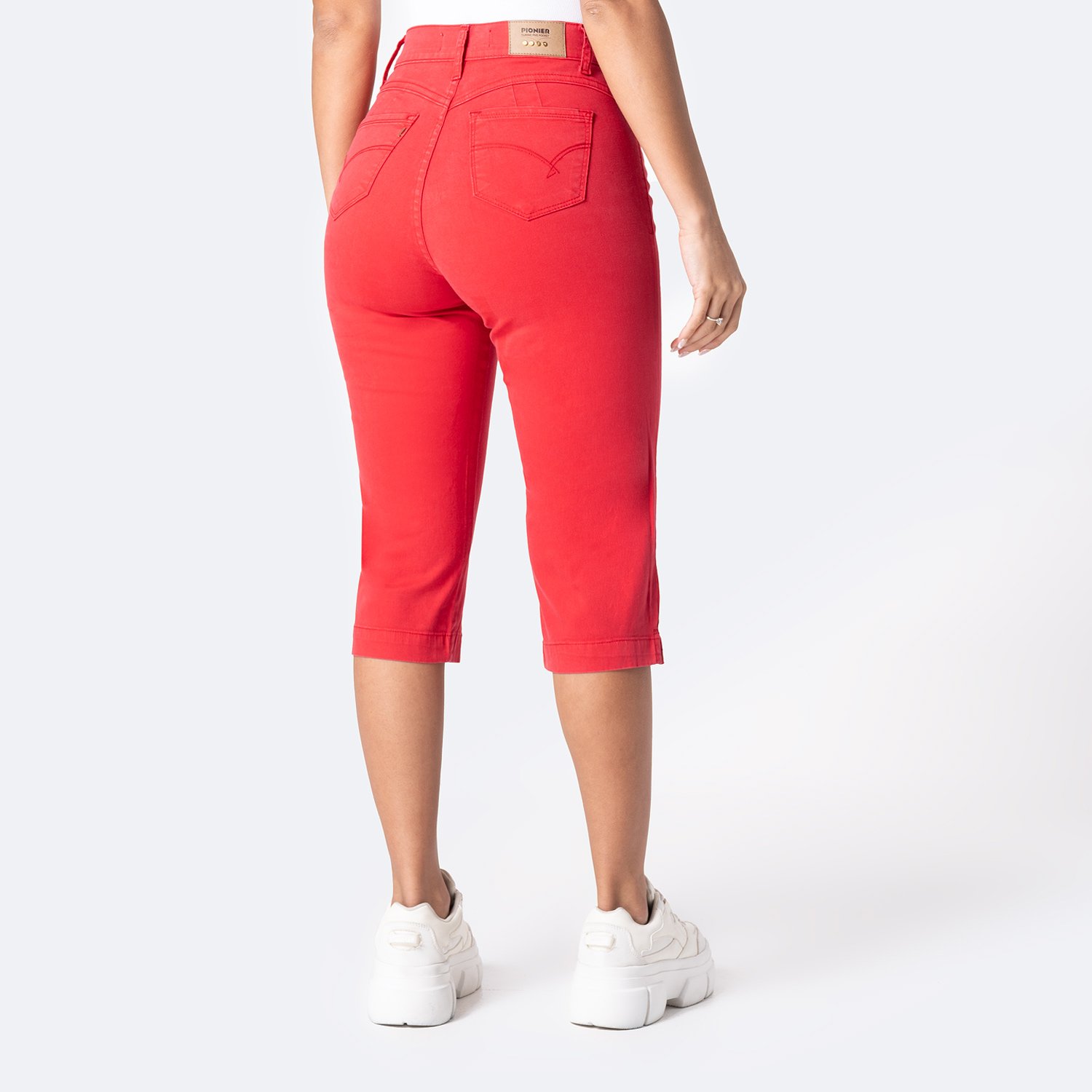SHORT CROPPED DRILL STRETCH MUJER PIONIER DIANA - 2