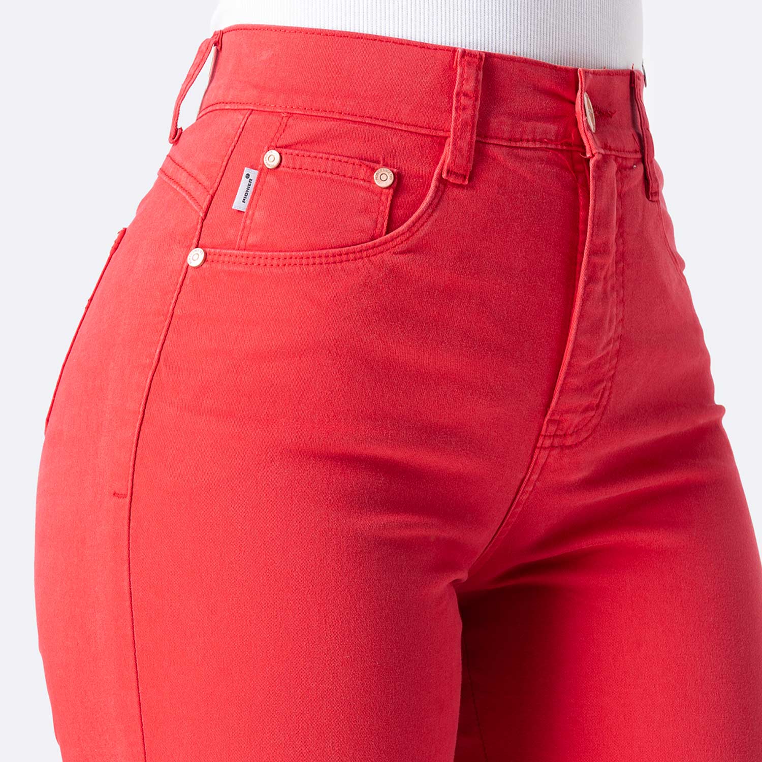 SHORT CROPPED DRILL STRETCH MUJER PIONIER DIANA - 3