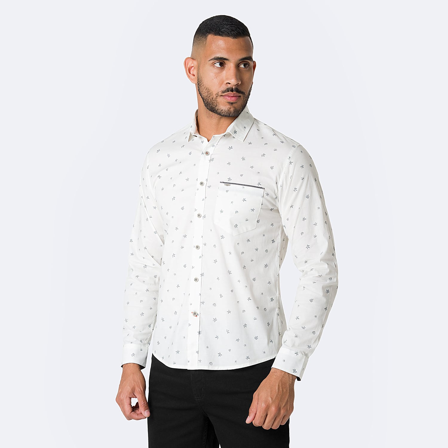 CAMISA POPELINA STRETCH HOMBRE PIONIER TEOHD - 1