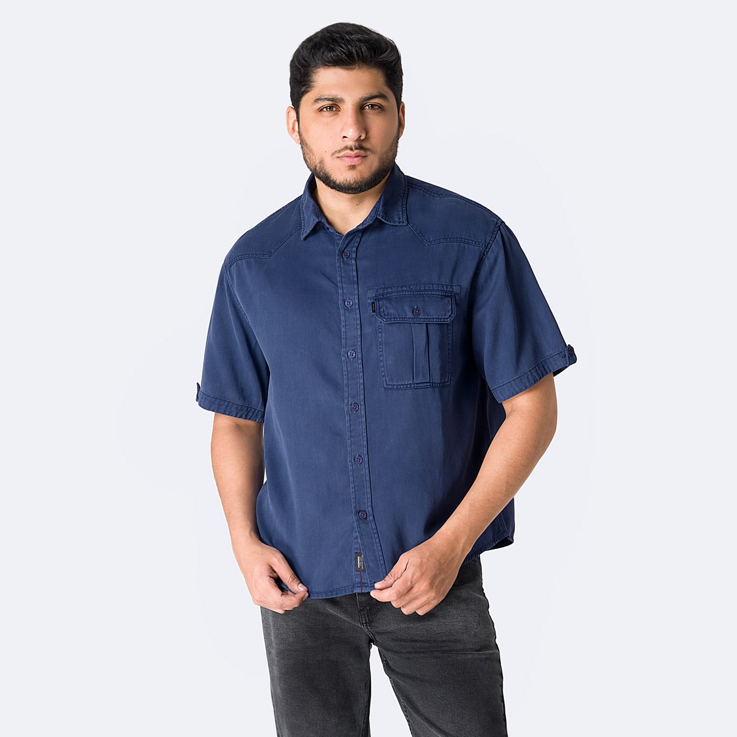 CAMISA DRILL HOMBRE PIONIER GEILL - 1