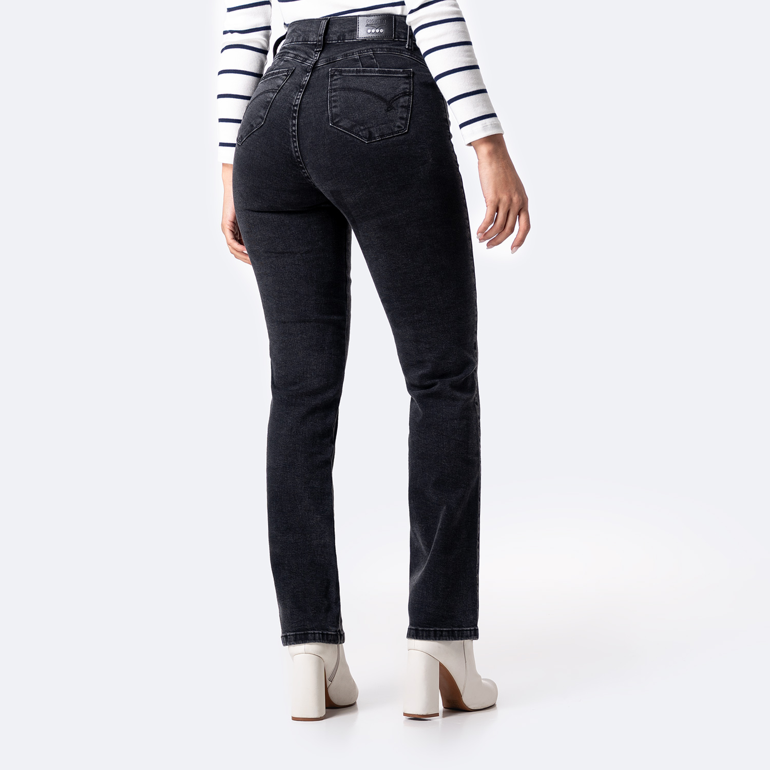 PANTALÓN JEAN DENIM STRETCH MUJER PIONIER DIANA - 2