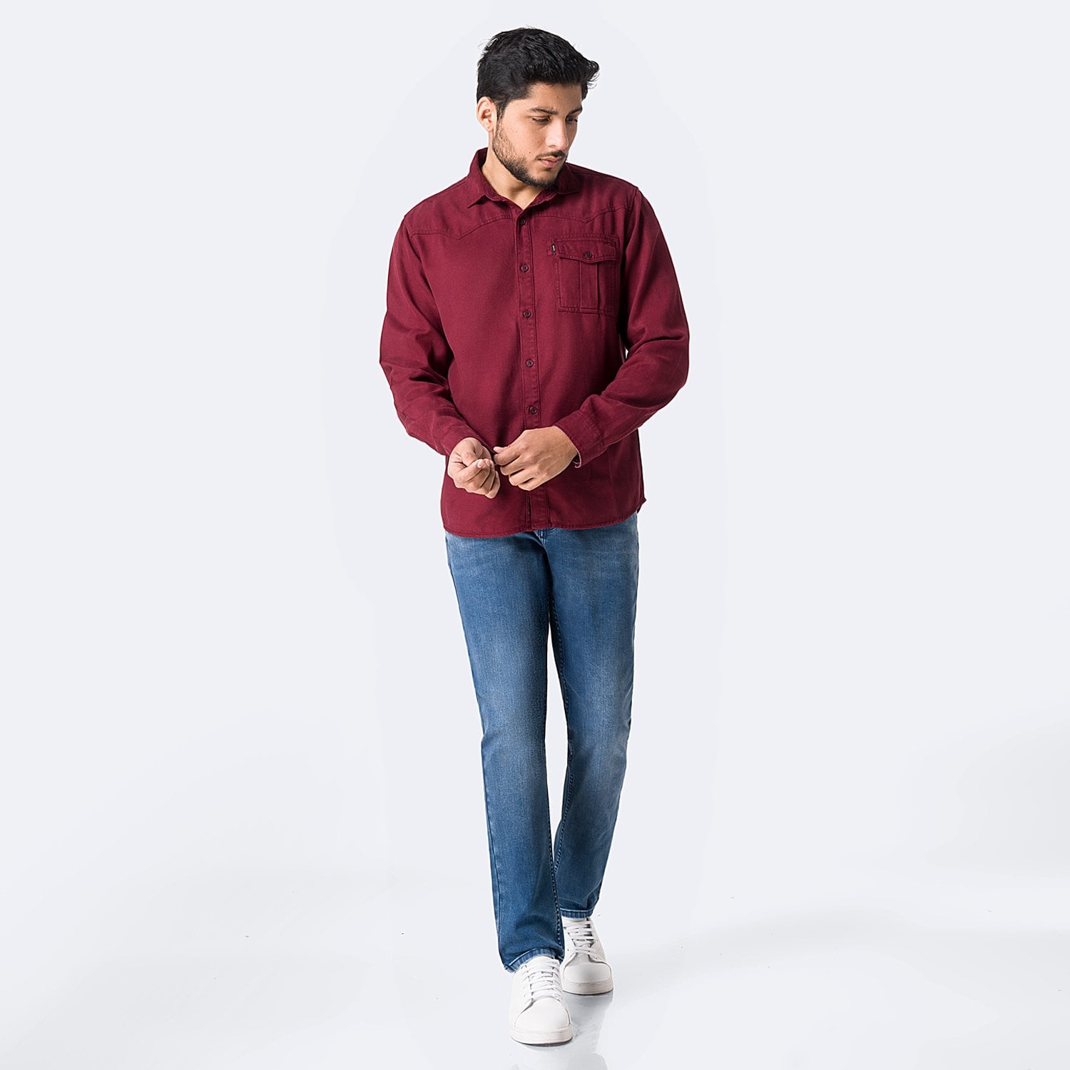 CAMISA DRILL HOMBRE PIONIER BLEXH - 3