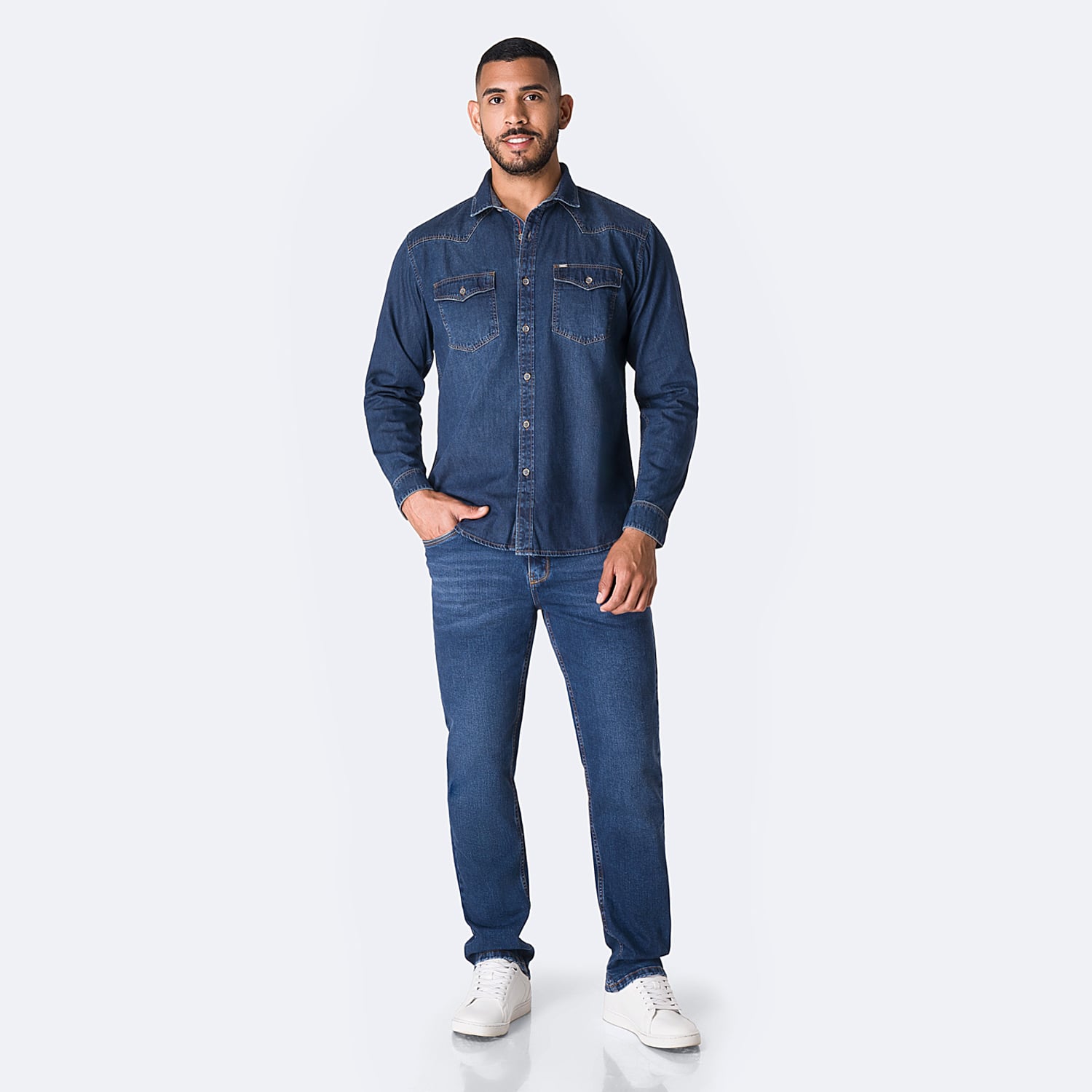 CAMISA DENIM HOMBRE PIONIER JUANKAH - 3