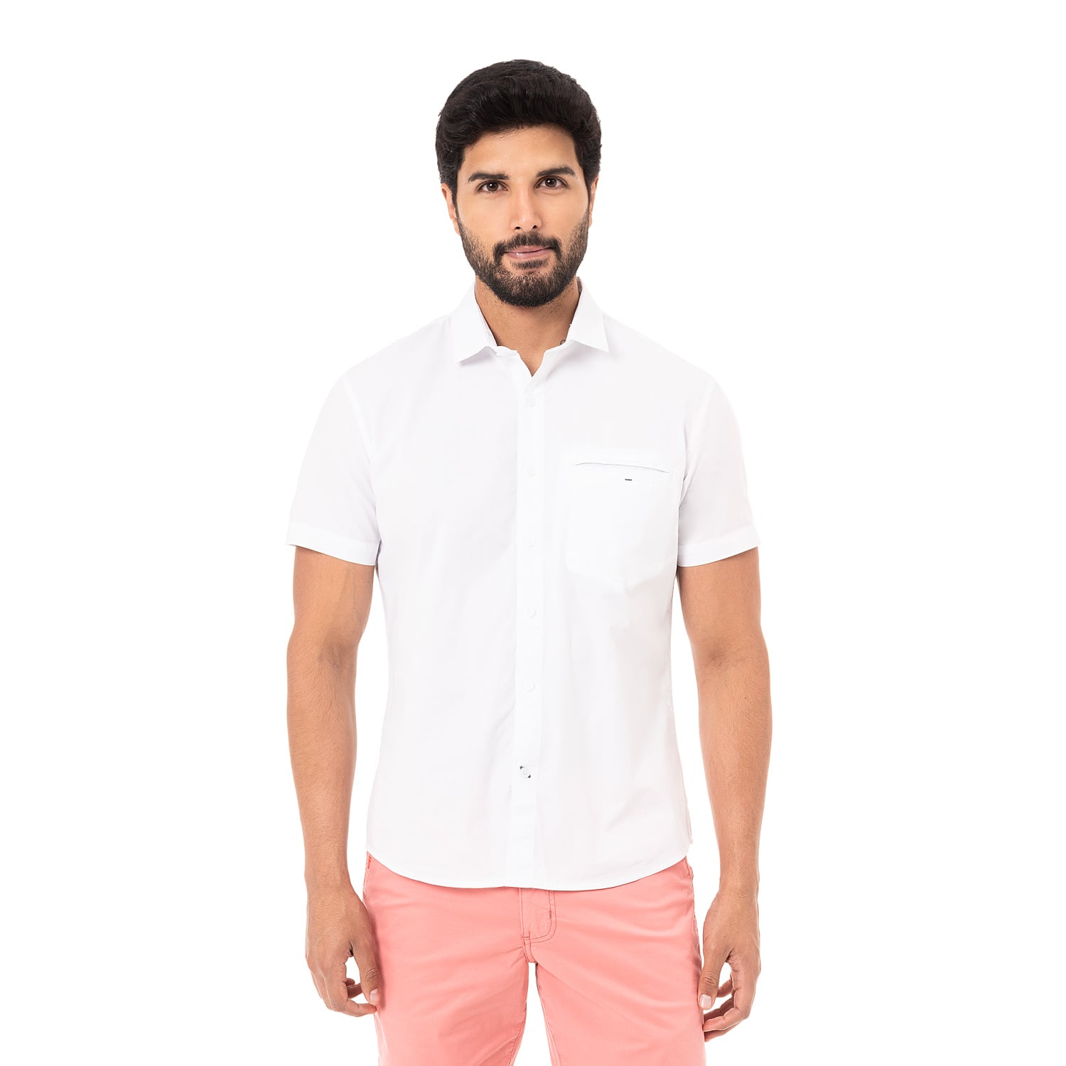 CAMISA POPELINA STRETCH HOMBRE PIONIER PATRICIOH MC - 1