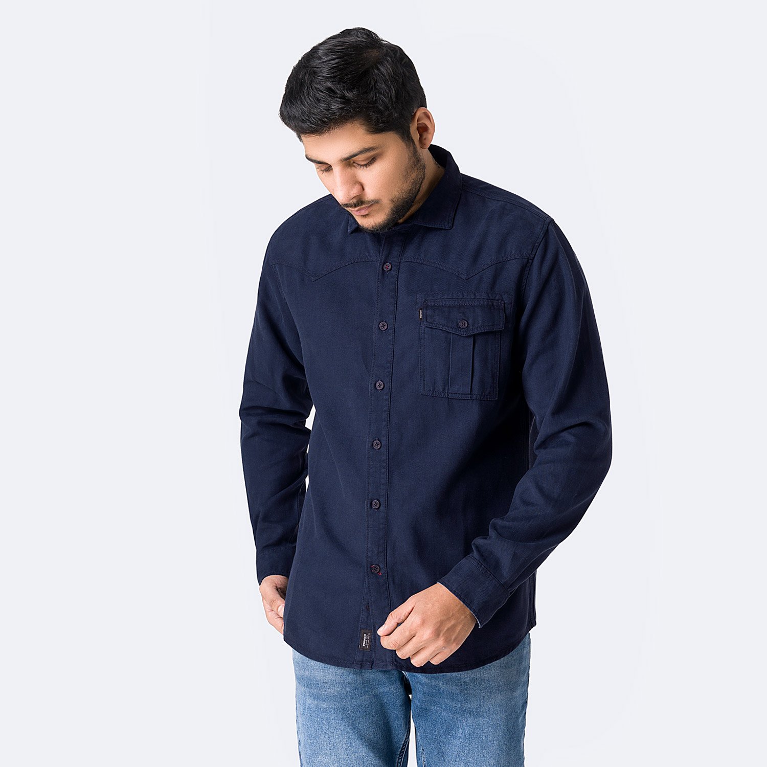 CAMISA DRILL HOMBRE PIONIER BLEXH - 1