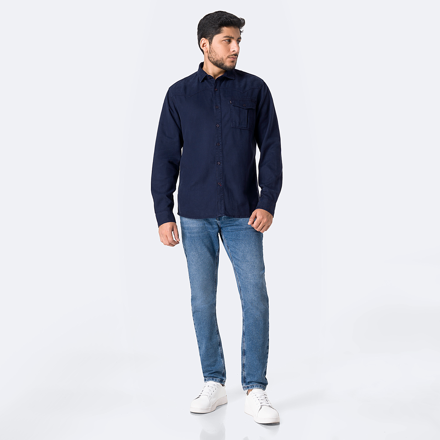CAMISA DRILL HOMBRE PIONIER BLEXH - 3