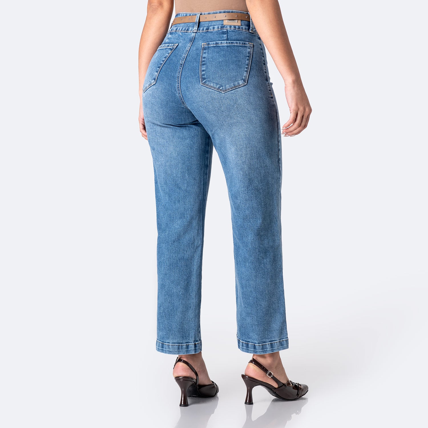 PANTALÓN JEAN DENIM STRETCH MUJER PIONIER ELINAH - 2