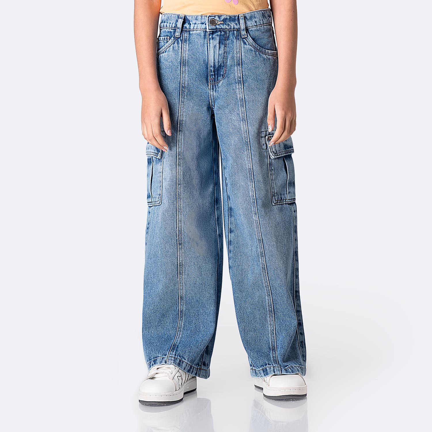 PANTALÓN JEAN DENIM NIÑA PIONIER ROSMERIH - 1