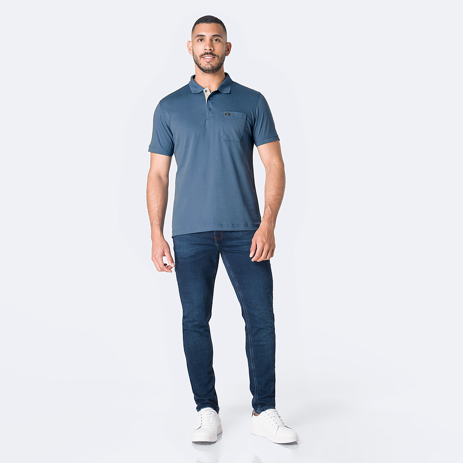 POLO BOX GAMUZA PIMA HOMBRE PIONIER BRAXIS - 3