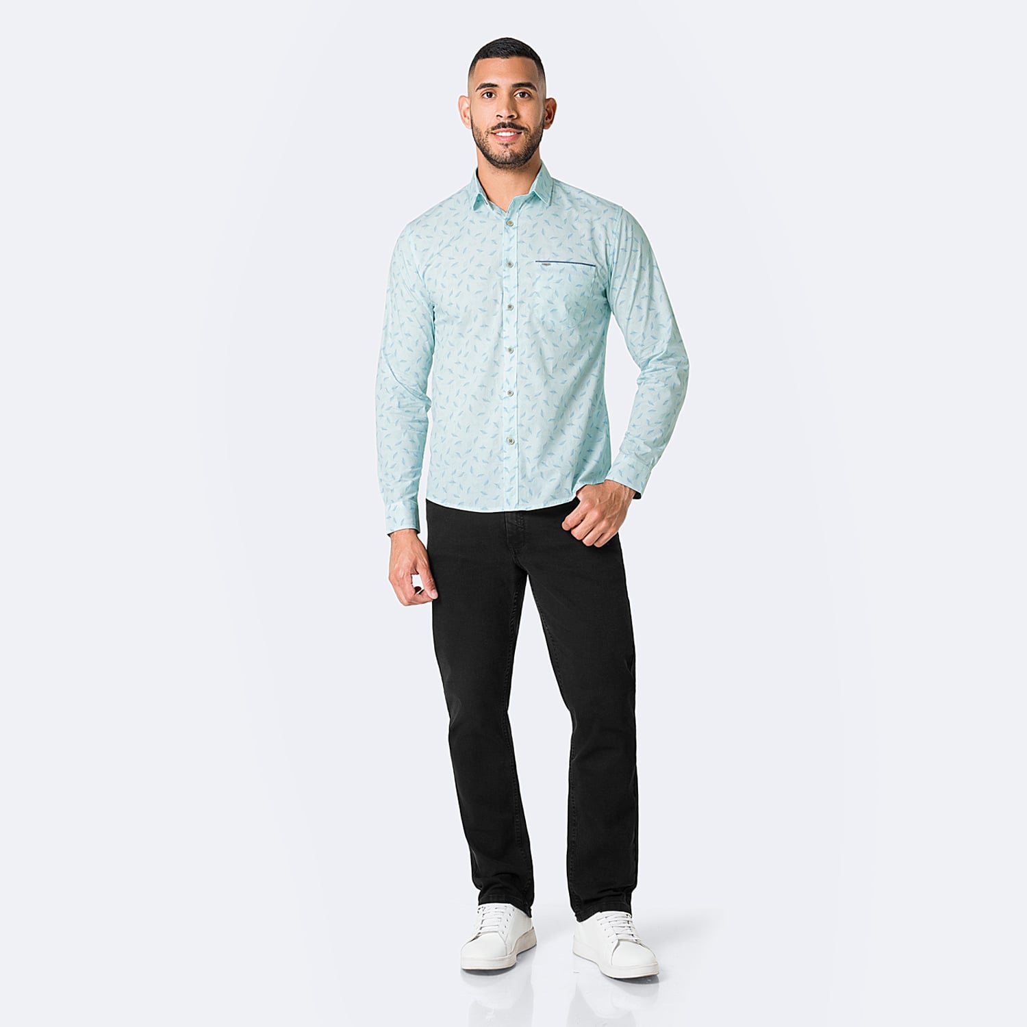 CAMISA POPELINA STRETCH HOMBRE PIONIER TEOHD - 3