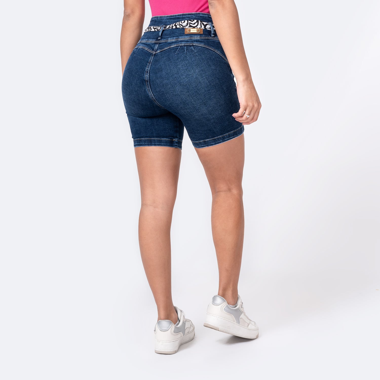 SHORT SNICKER DENIM STRETCH MUJER PIONIER STEIZI - 2