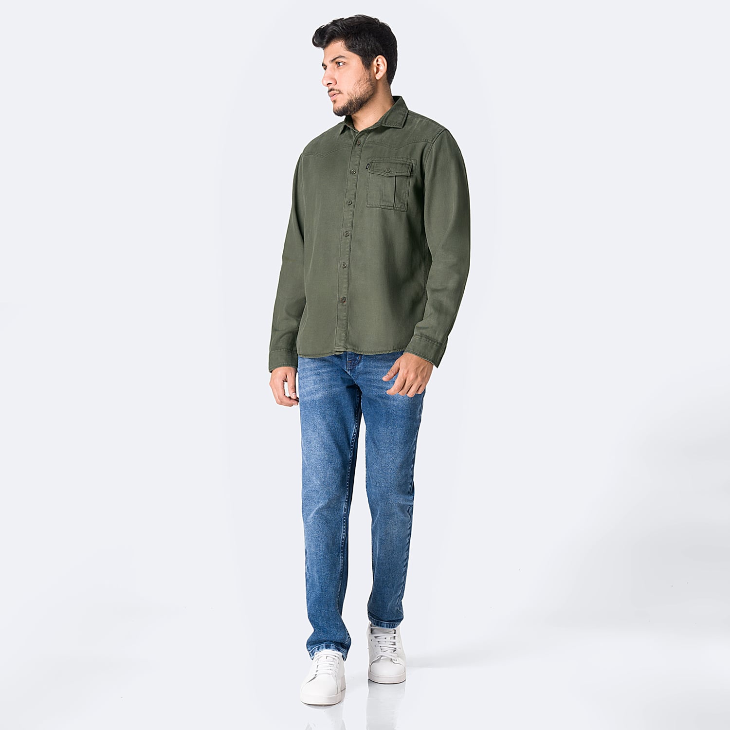CAMISA DRILL HOMBRE PIONIER BLEXH - 3