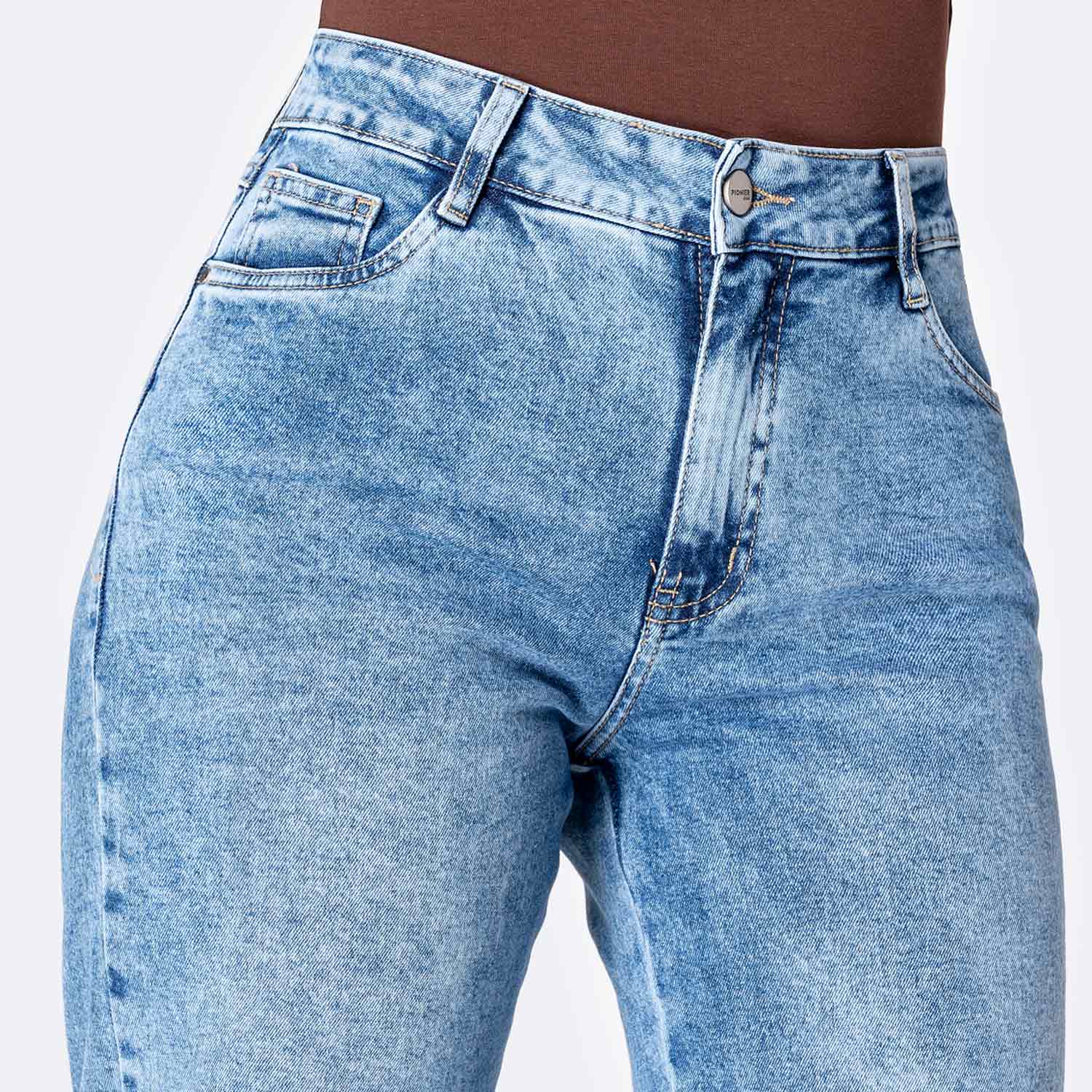 PANTALÓN JEAN DENIM STRETCH MUJER PIONIER ZIANAH - 3