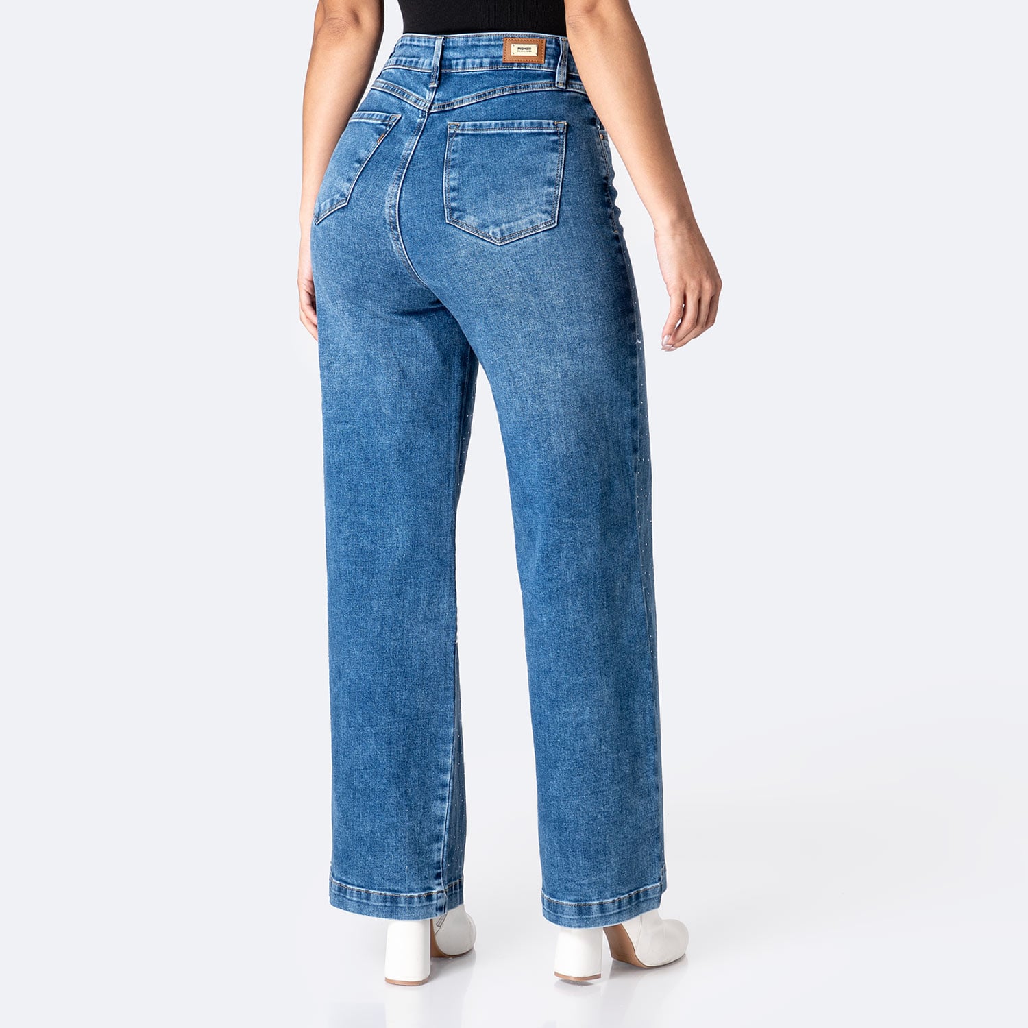 PANTALÓN JEAN DENIM STRETCH MUJER PIONIER LARAA BRI - 2